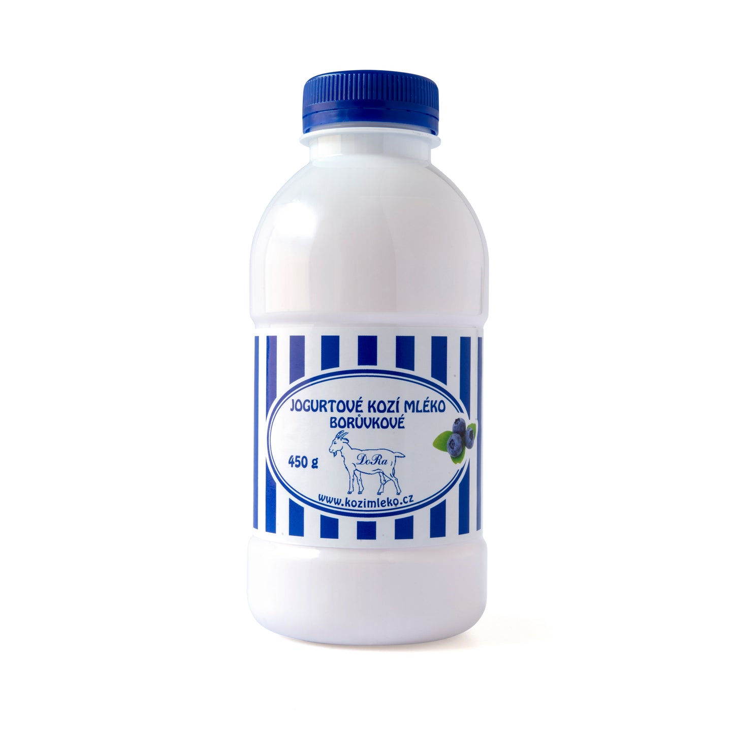 725088 Mléko kozí jogurtové borůvka 450 g BIOFARMA DORA-1
