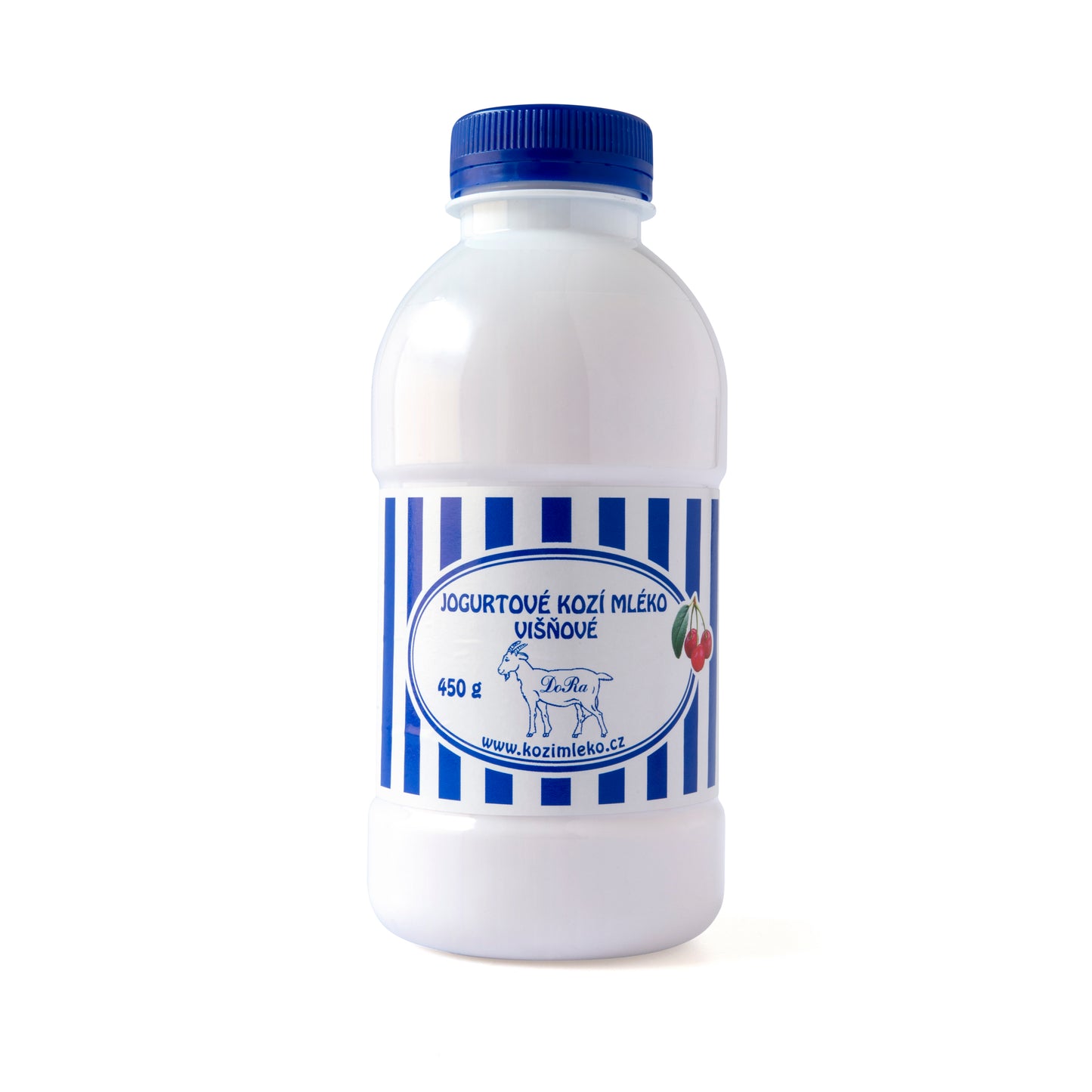 725089 Mléko kozí jogurtové višeň 450 g BIOFARMA DORA-1