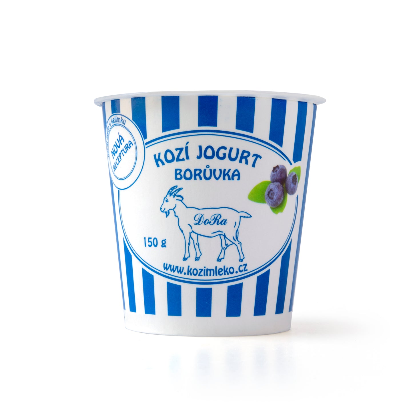 725096 Jogurt kozí borůvka 150 g BIOFARMA DORA-1
