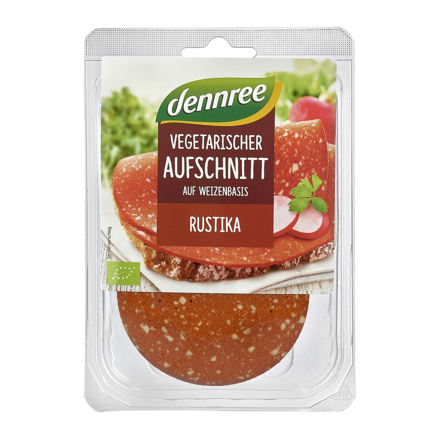 742134 Salám vegetariánský Rustika 80 g BIO DENNREE -1