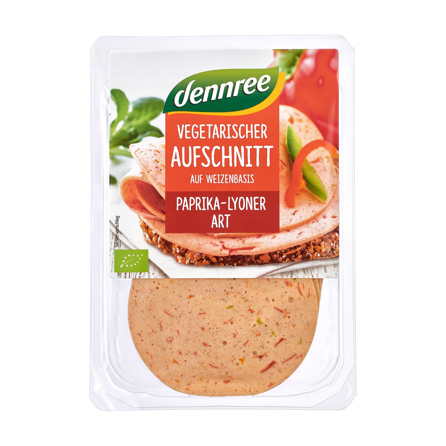 742135 Salám vegetariánský s paprikou 80 g BIO DENNREE -1