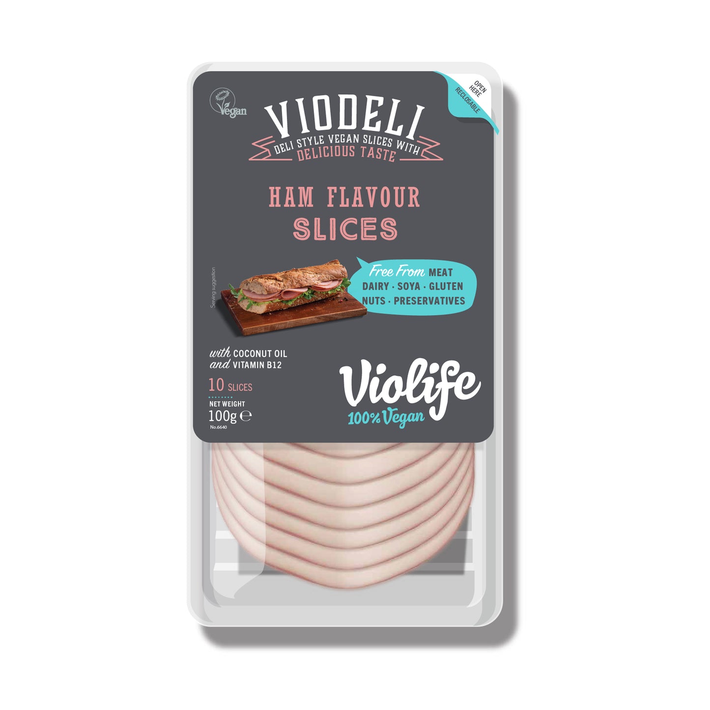 742149 Viodeli plátky s příchutí šunky 100 g VIOLIFE -1