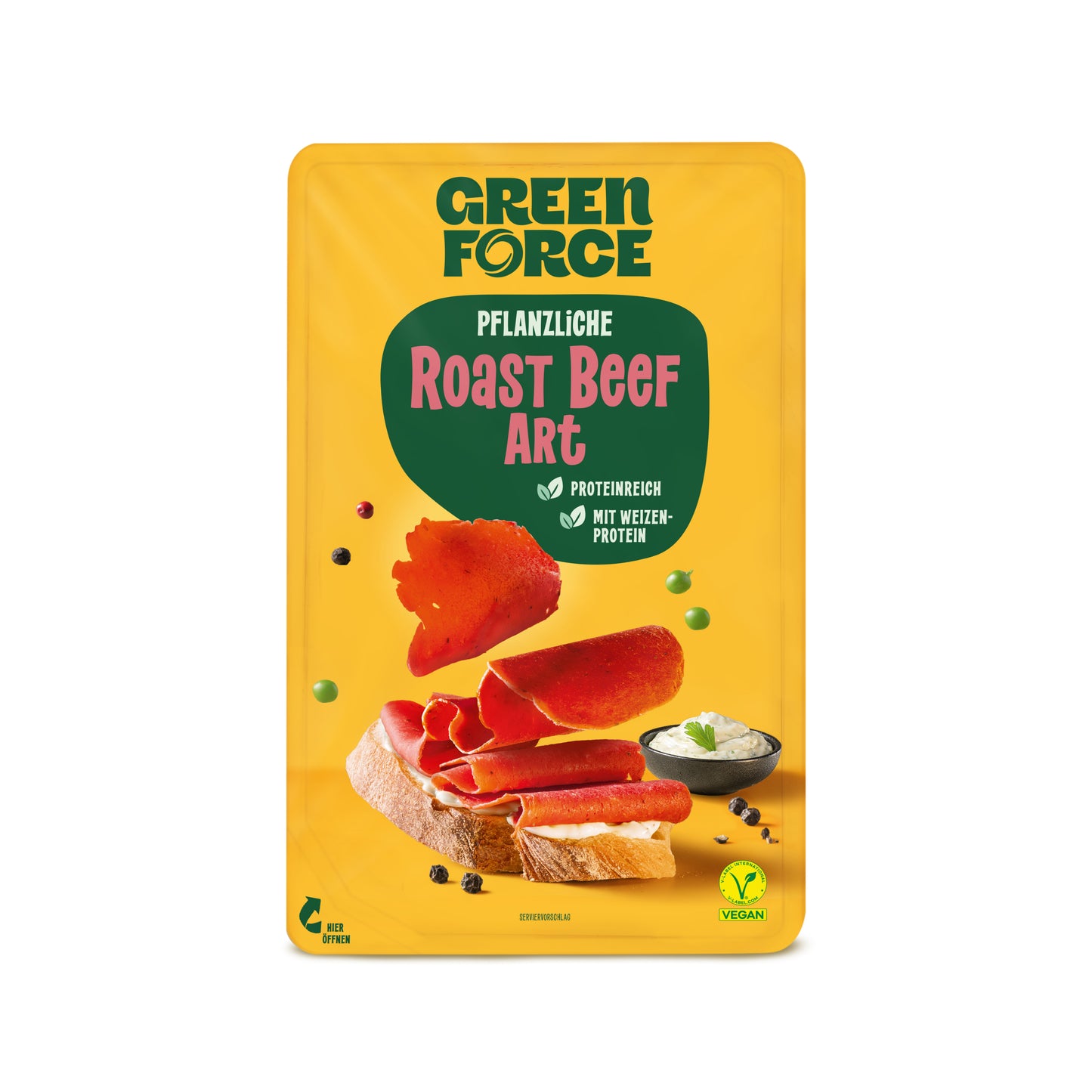 742198 Plátky alternativa roast beef 70 g GREEN FORCE-1
