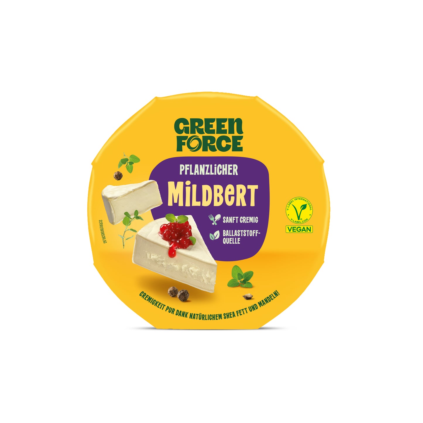 742201 Alternativa zrajícího sýru Mildbert 125 g GREEN FORCE-1