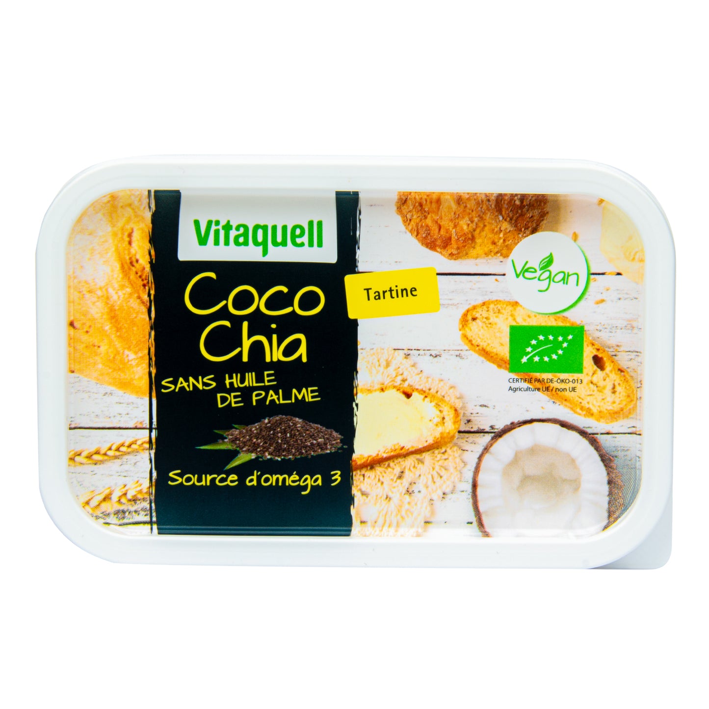 758015 Margarín Coco-Chia 250 g BIO VITAQUELL-2