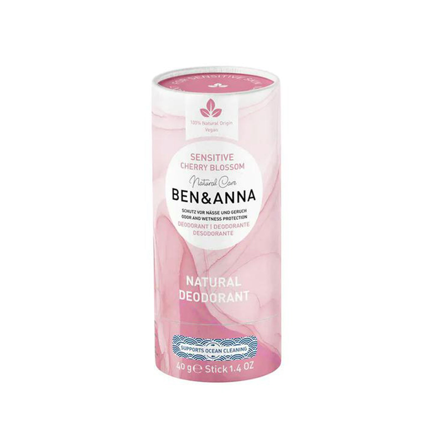 900071 Deodorant tuhý Sensitive Třešňový květ 40 g BEN & ANNA-1