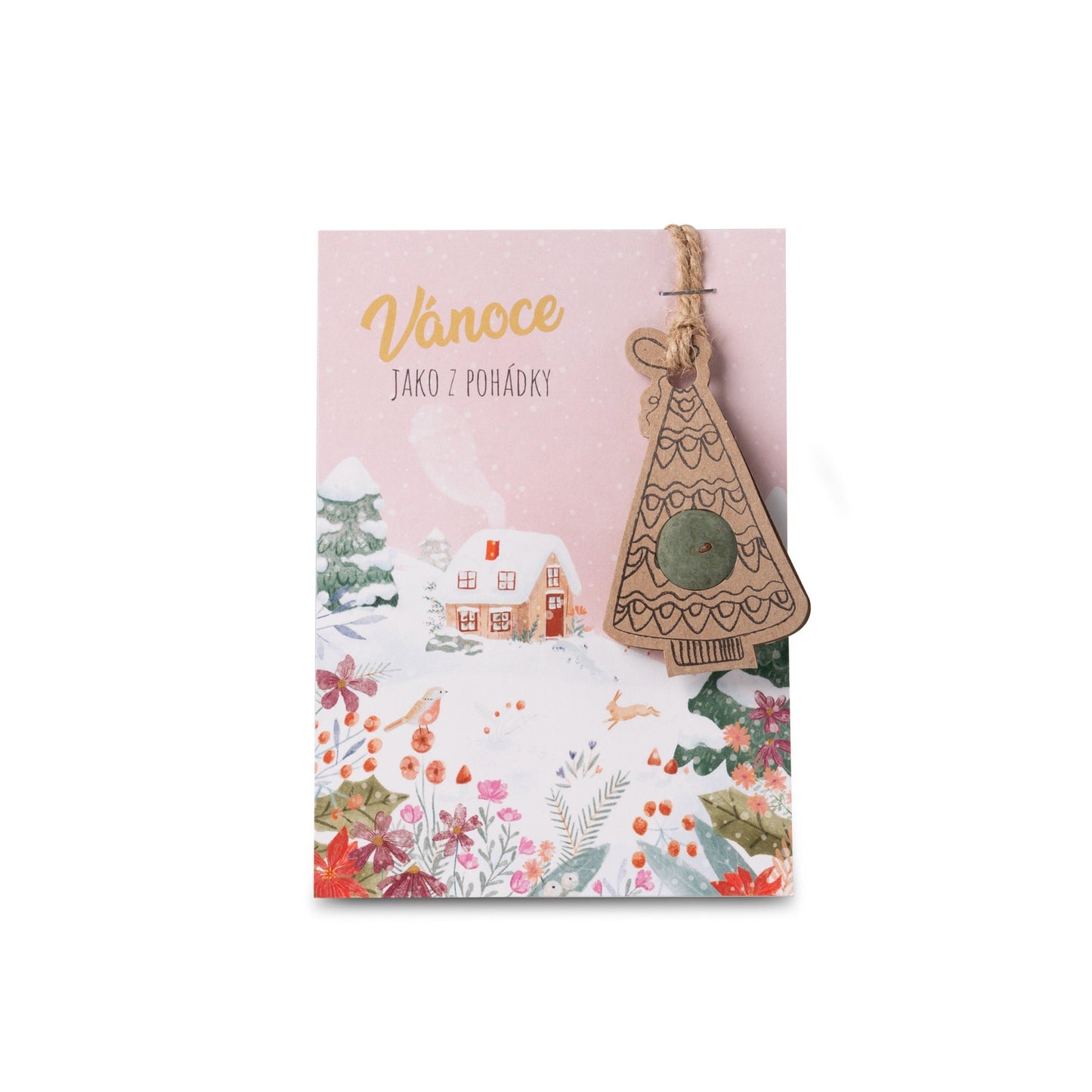 900099 Bomba semínková - Vánoční ozdoba - Jako z pohádky 1 ks BLOSSOMBS -1