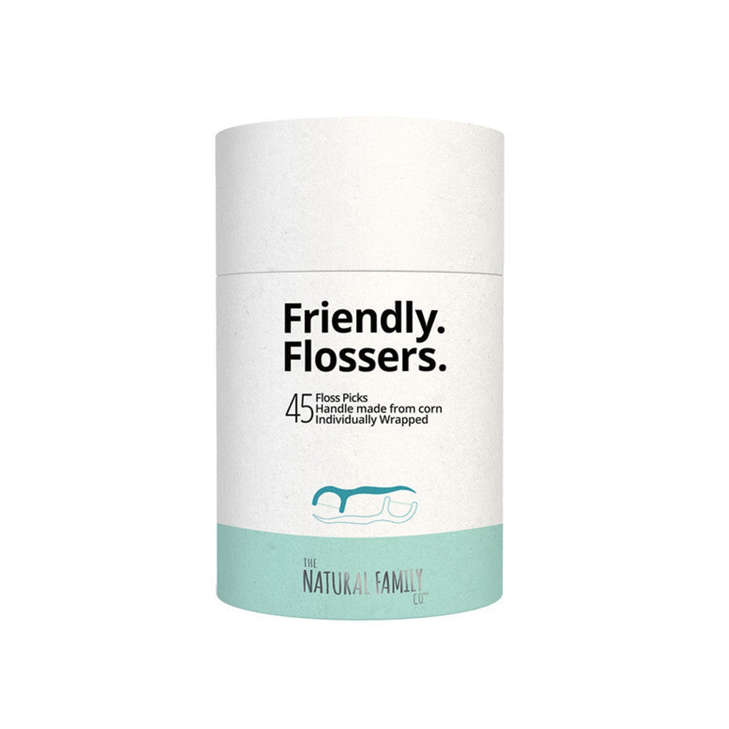 900273 Nitě zubní v mečíku s párátkem Friedly Flosser 45 ks JACK N´ JILL-1