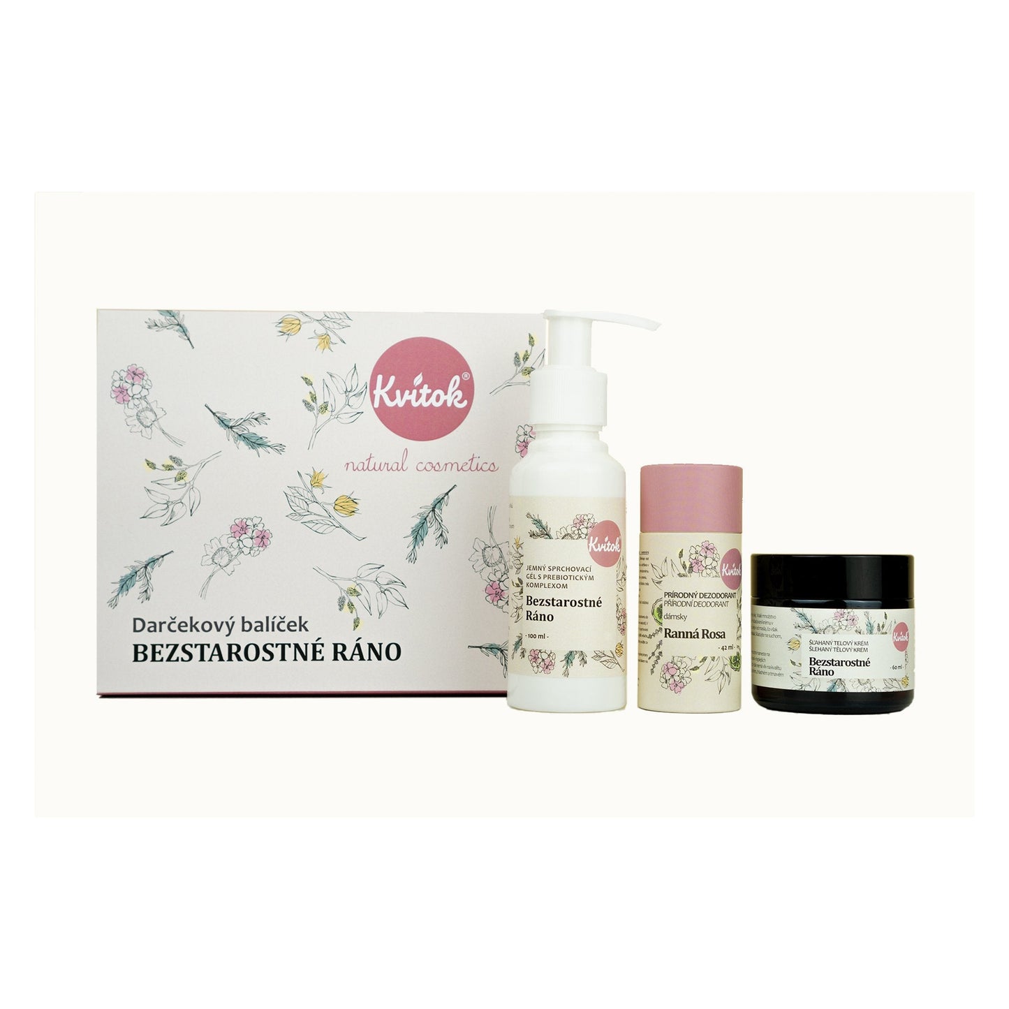 900304 Balíček dárkový kosmetický Bezstarostné ráno KVITOK-1