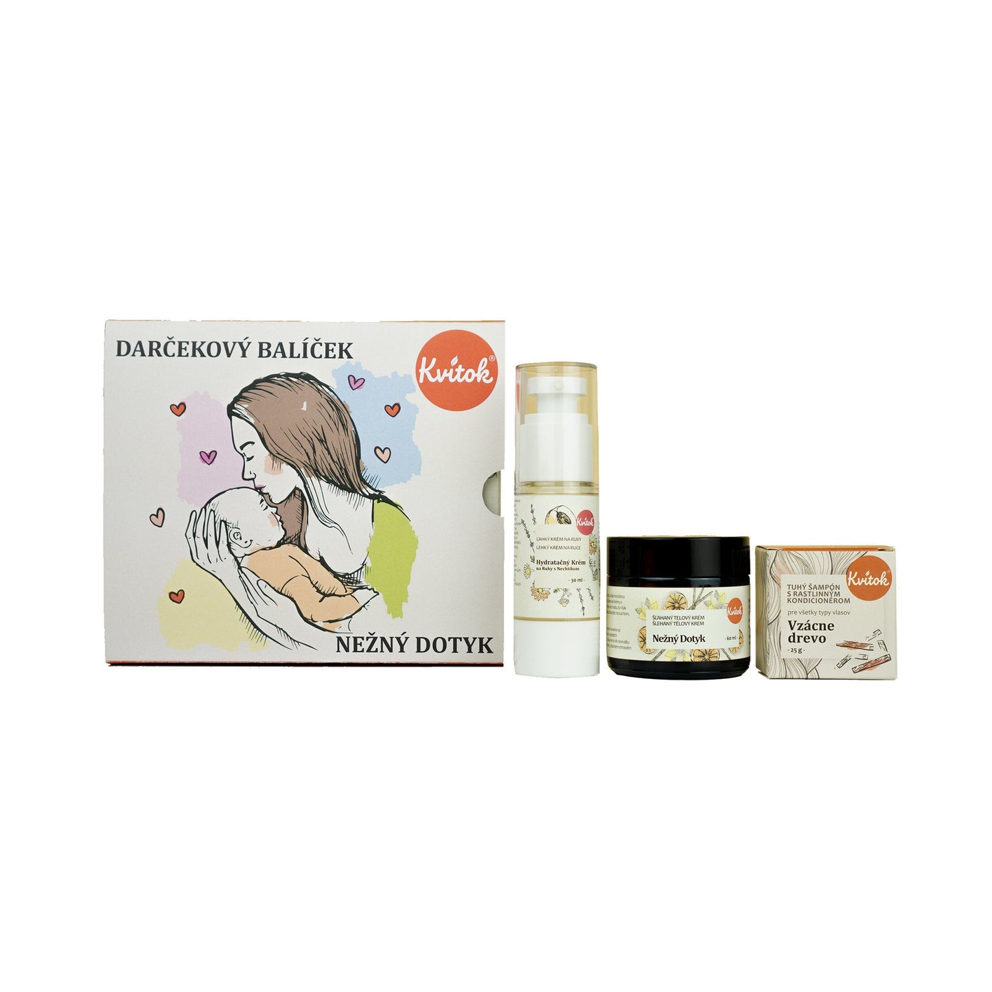 900306 Balíček dárkový kosmetický pro ženy Něžný dotek KVITOK-1