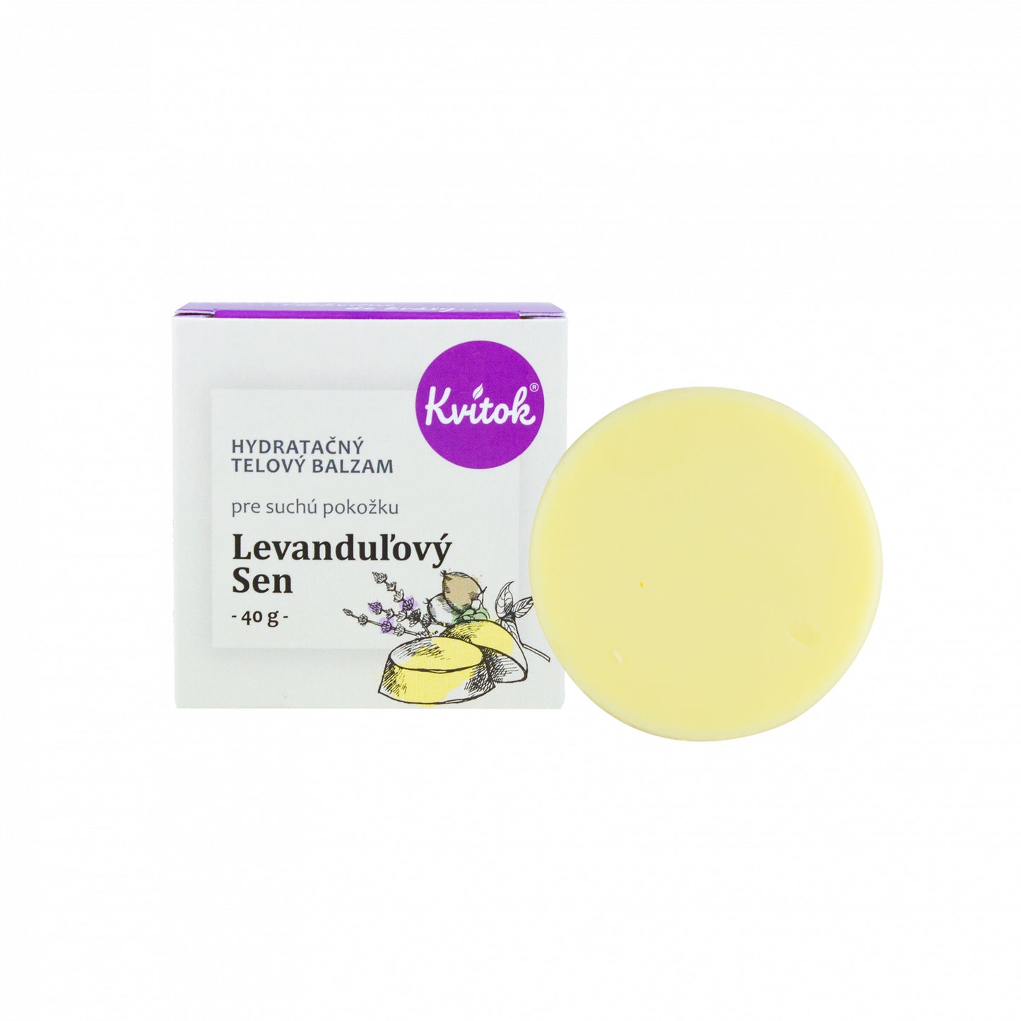 900323 Balzám hydratační tělový Levandulový sen 40 g KVITOK-1