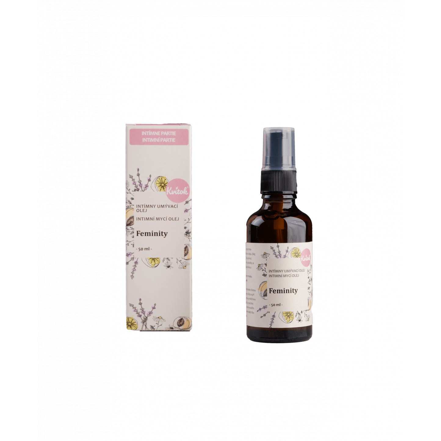 900325 Emulze intimní mycí Feminity 50 ml KVITOK-1