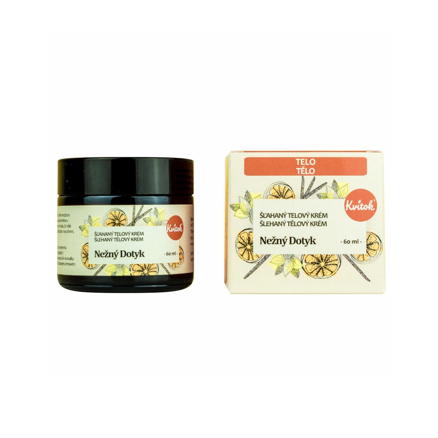 900458 Krém tělový šlehaný bambucký Něžný dotek 60 ml KVITOK-1
