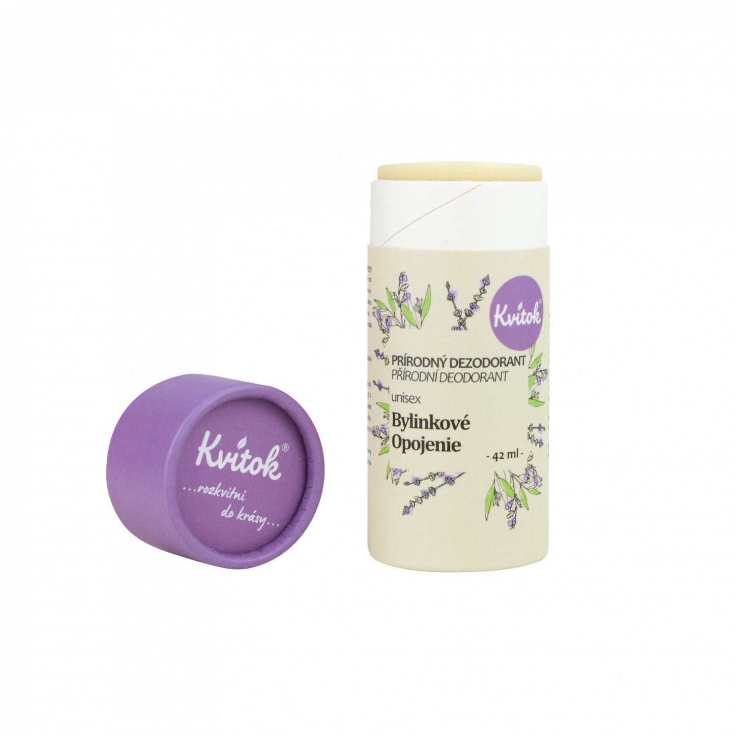 900462 Deodorant tuhý Bylinkové opojení 42 ml KVITOK-1