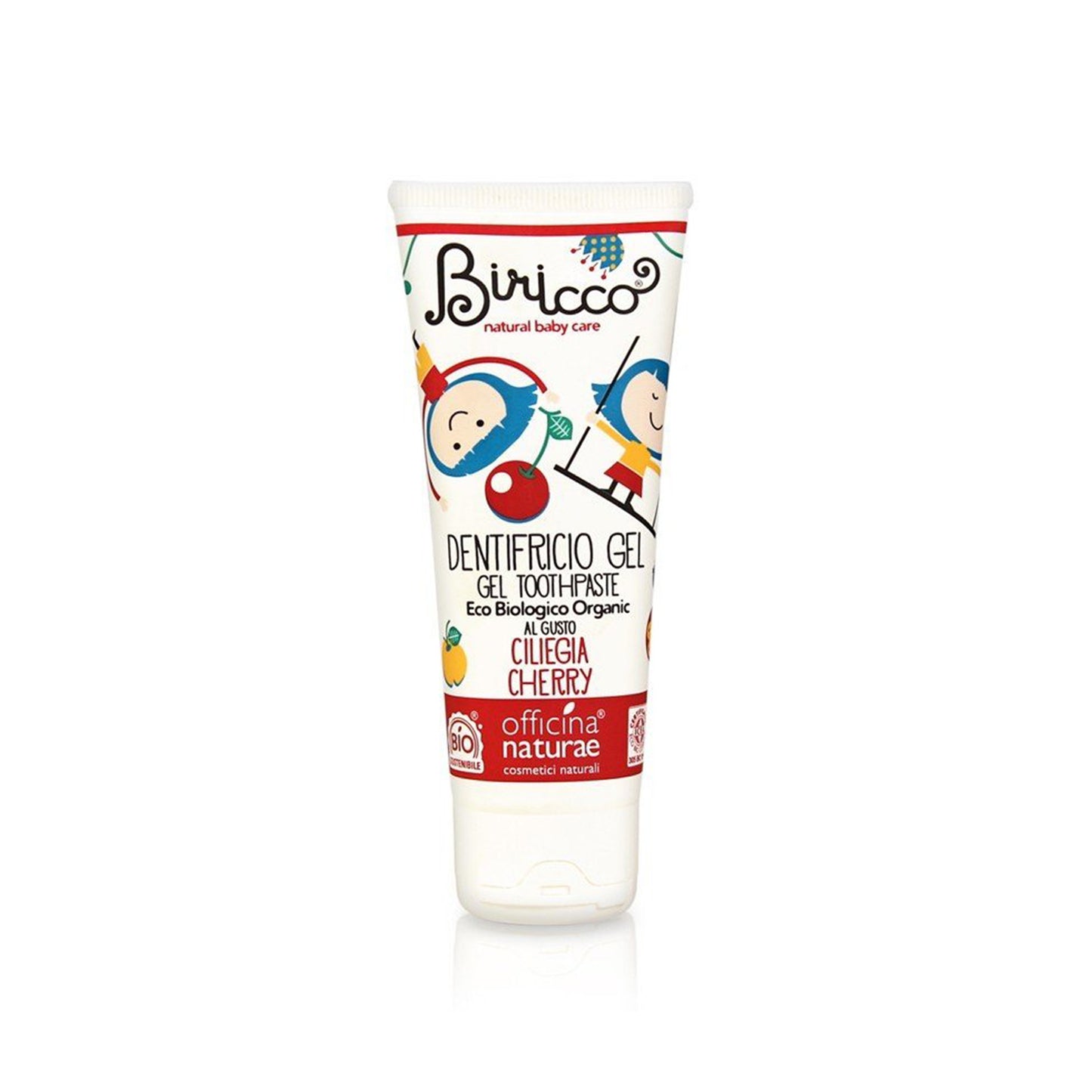 900760 Pasta zubní dětská - třešeň BIO 75 ml OFFICINA NATURAE-1