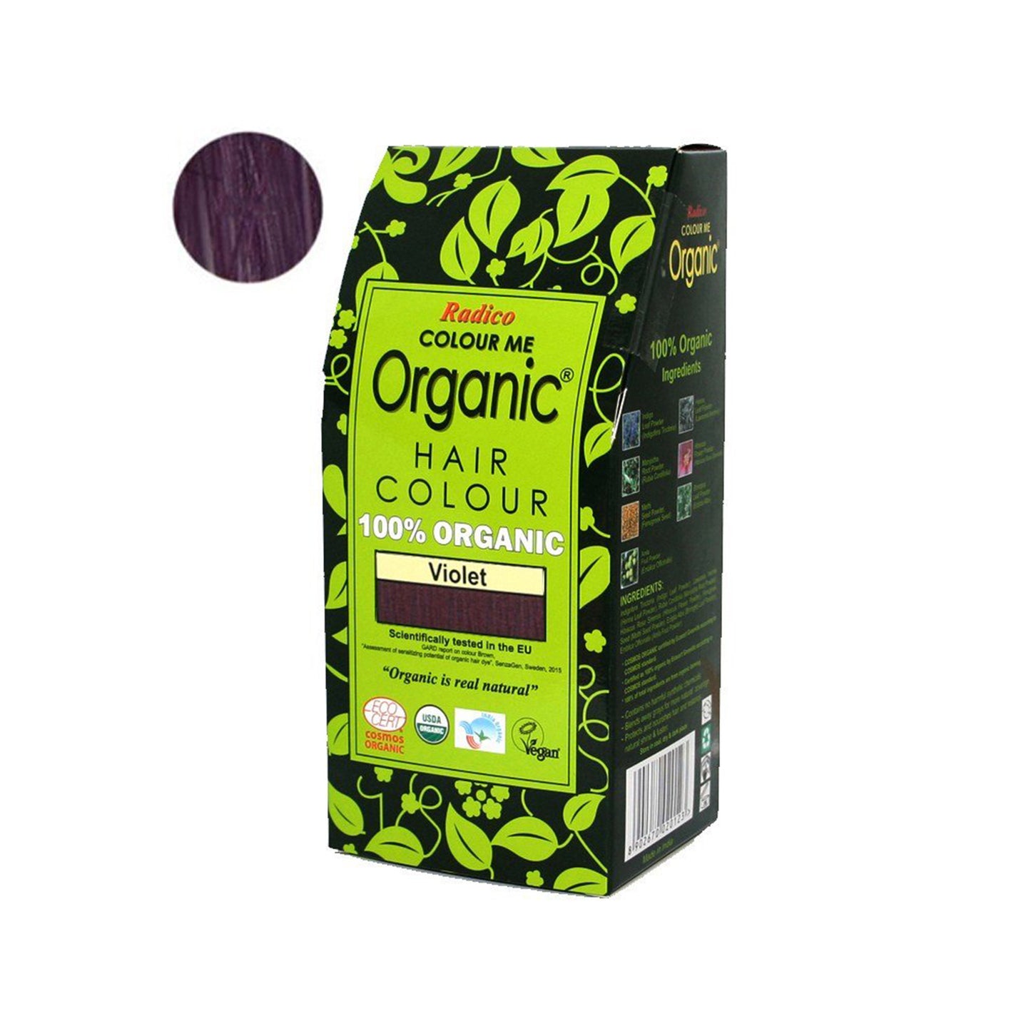 900871 Barva přírodní na vlasy - fialová 100 g BIO RADICO-1
