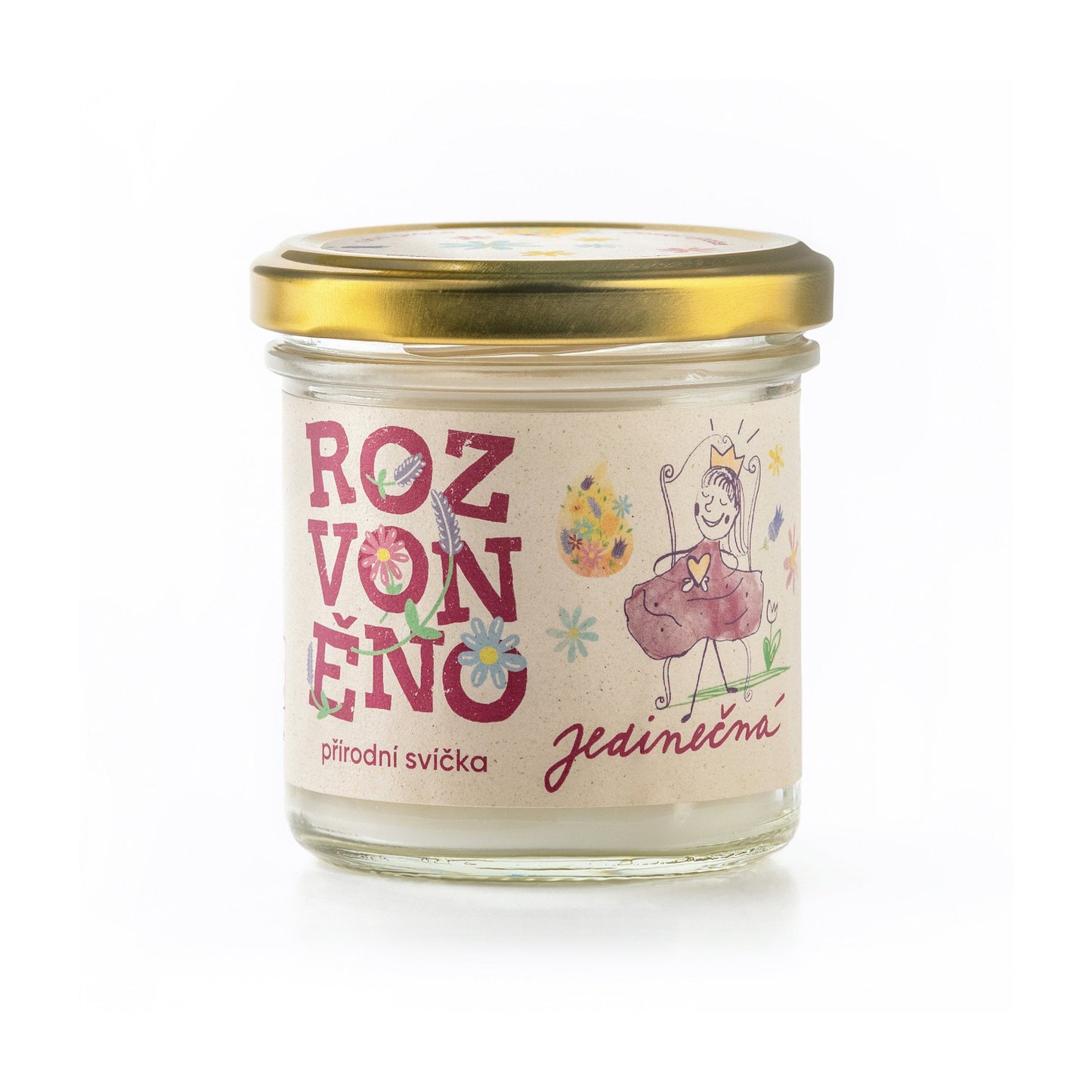 900912 Svíčka vonná - Jedinečná 130 ml ROZVONĚNO-1