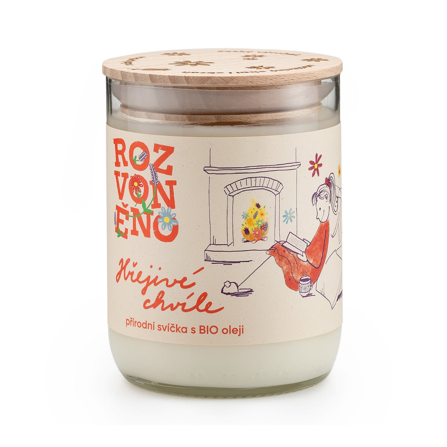 901311 Svíčka vonná - Hřejivé chvíle 300 ml ROZVONĚNO-1