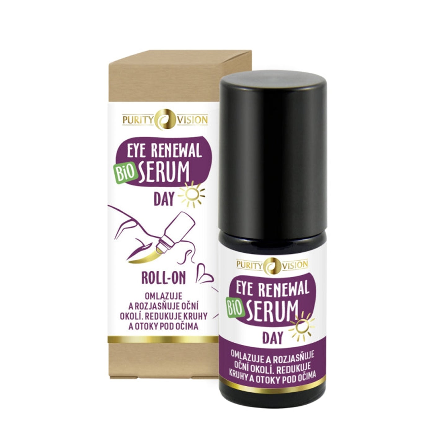 901341 Sérum obnovující roll-on na oční okolí denní 5 ml PURITY VISION-1