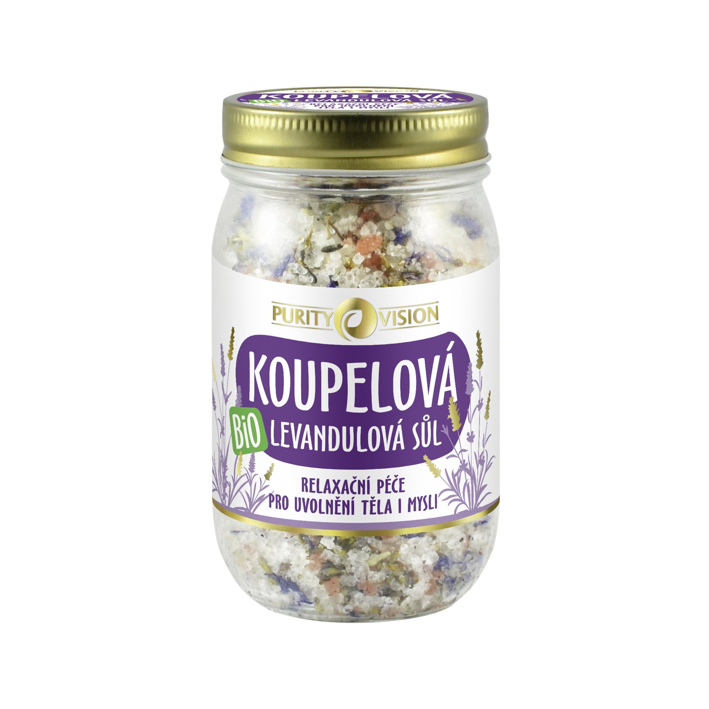 901498 Sůl koupelová levandulová 400 g PURITY VISION-1