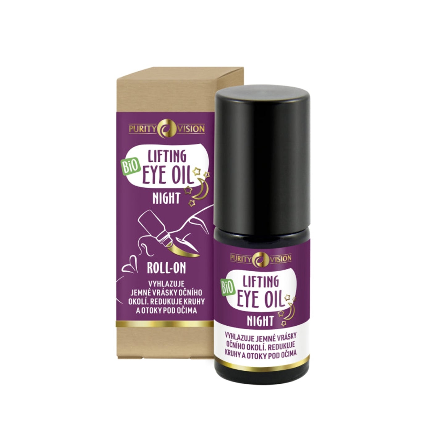 901506 Roll-on olej liftingový na oční okolí noční 5 ml PURITY VISION -1