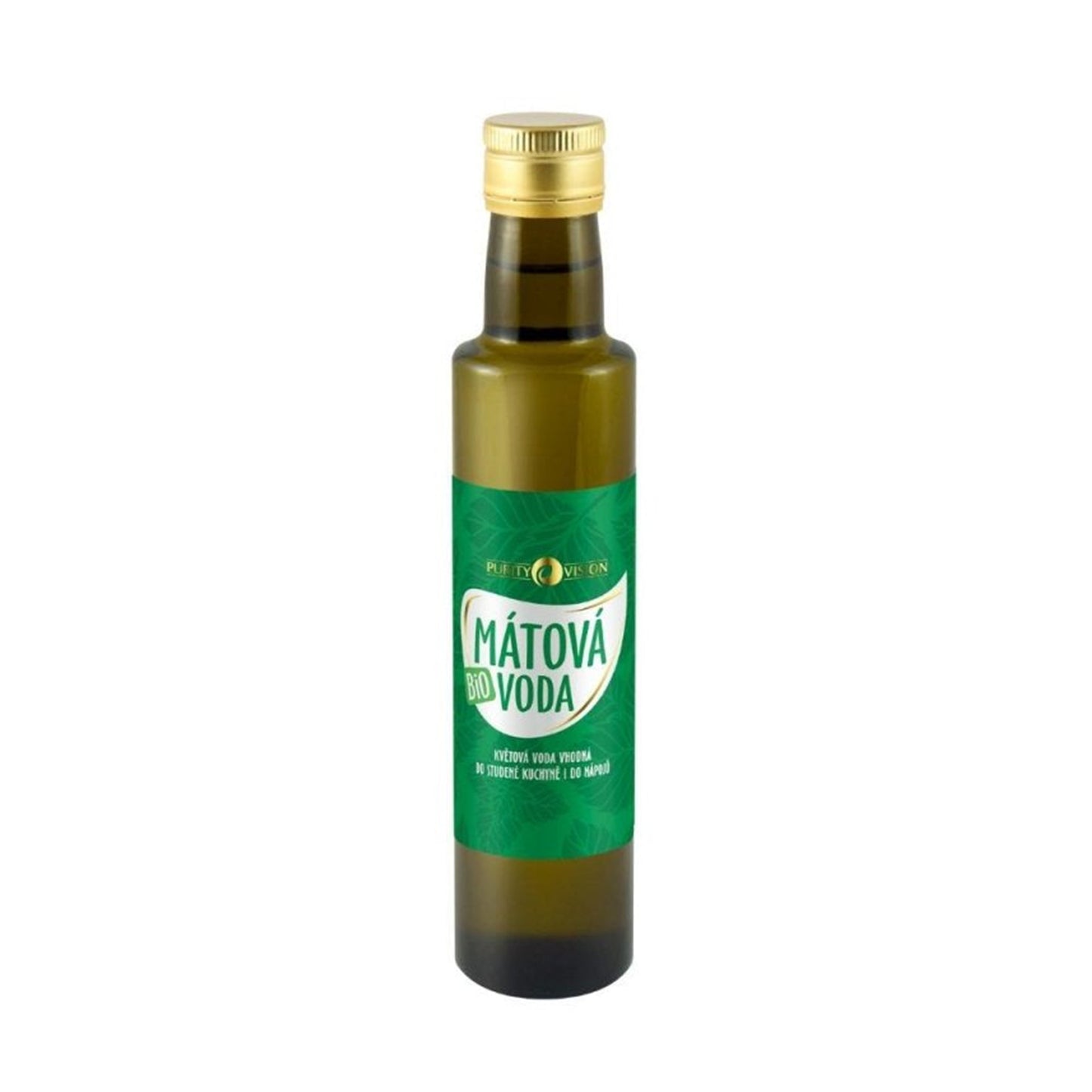 901507 Voda mátová v tmavé lahvičce 250 ml BIO PURITY VISION-1