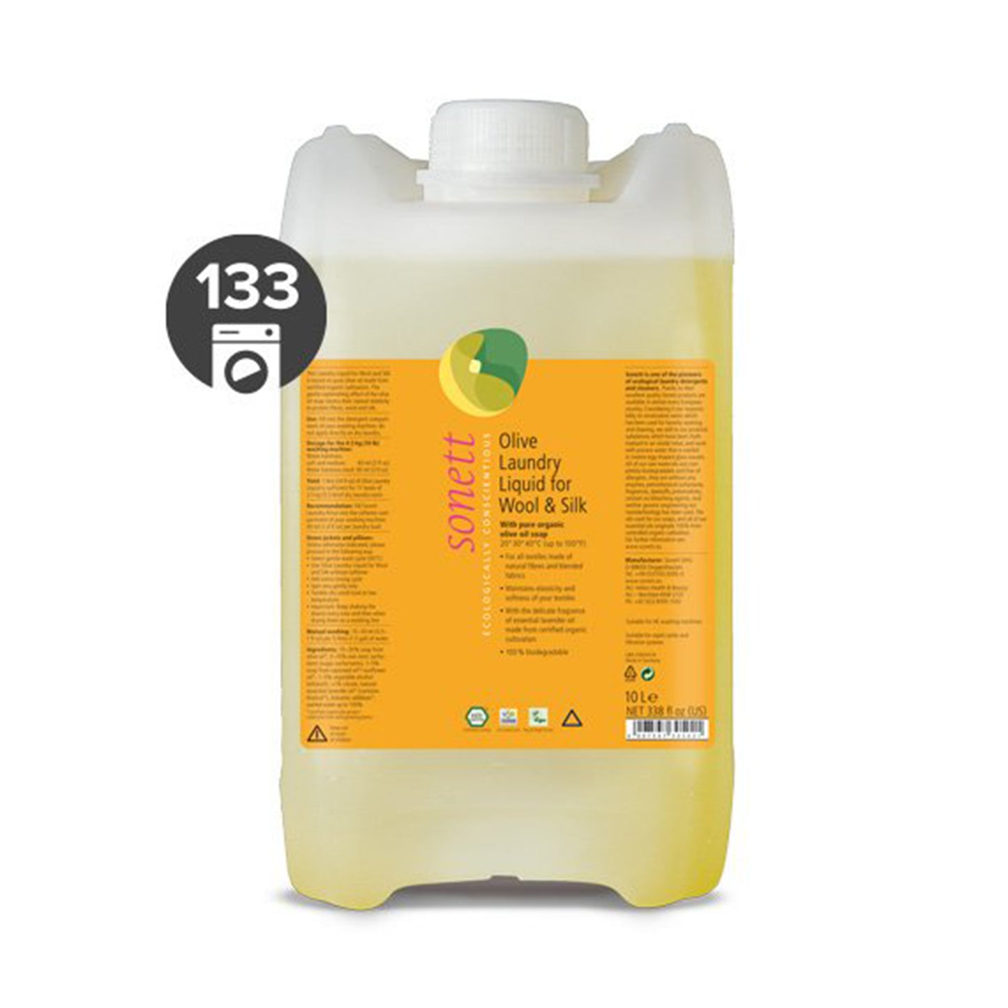 901564 Gel prací na vlnu a hedvábí olivový 1000 ml SONETT-1