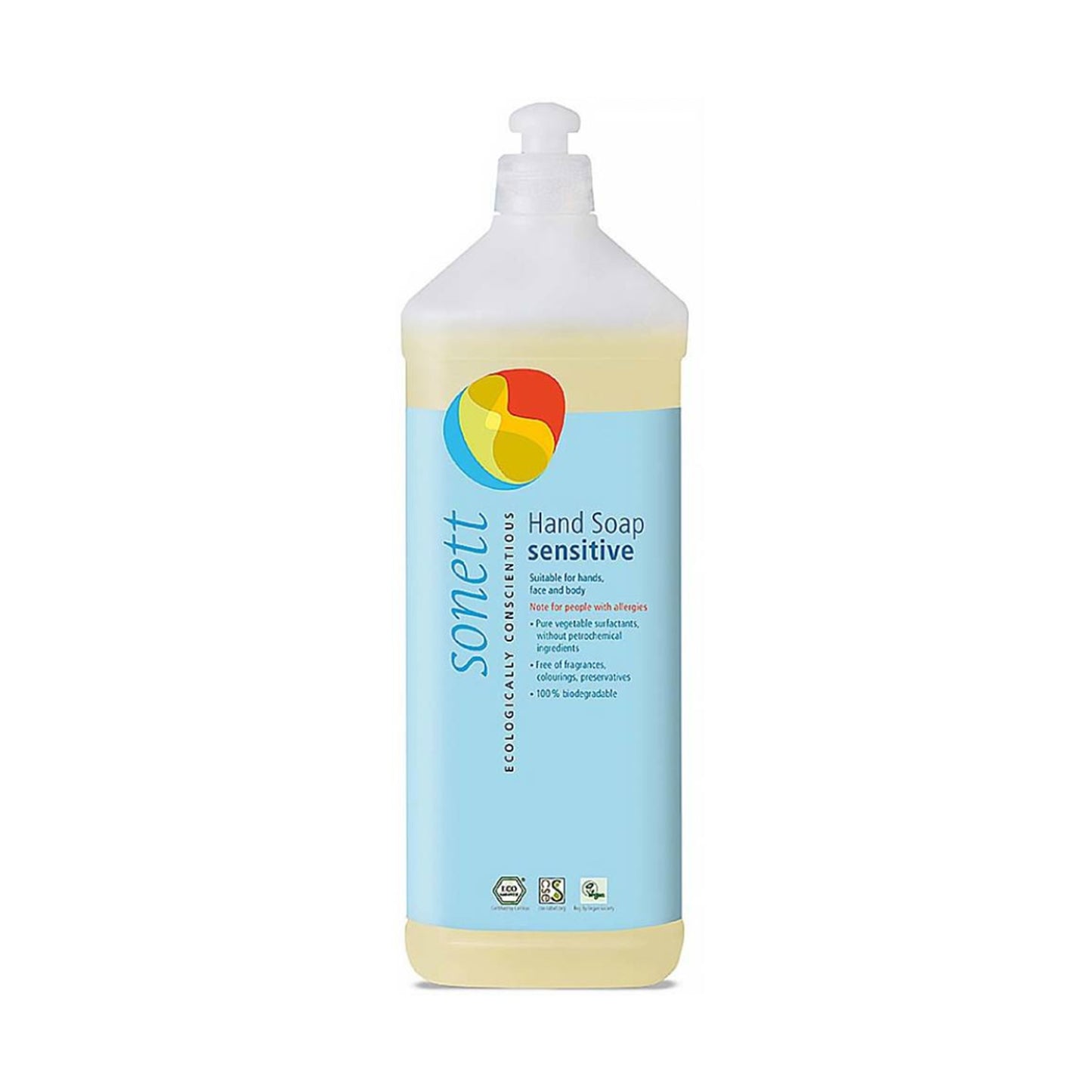 901582 Mýdlo tekuté Sensitive 1000 ml BIO SONETT-1