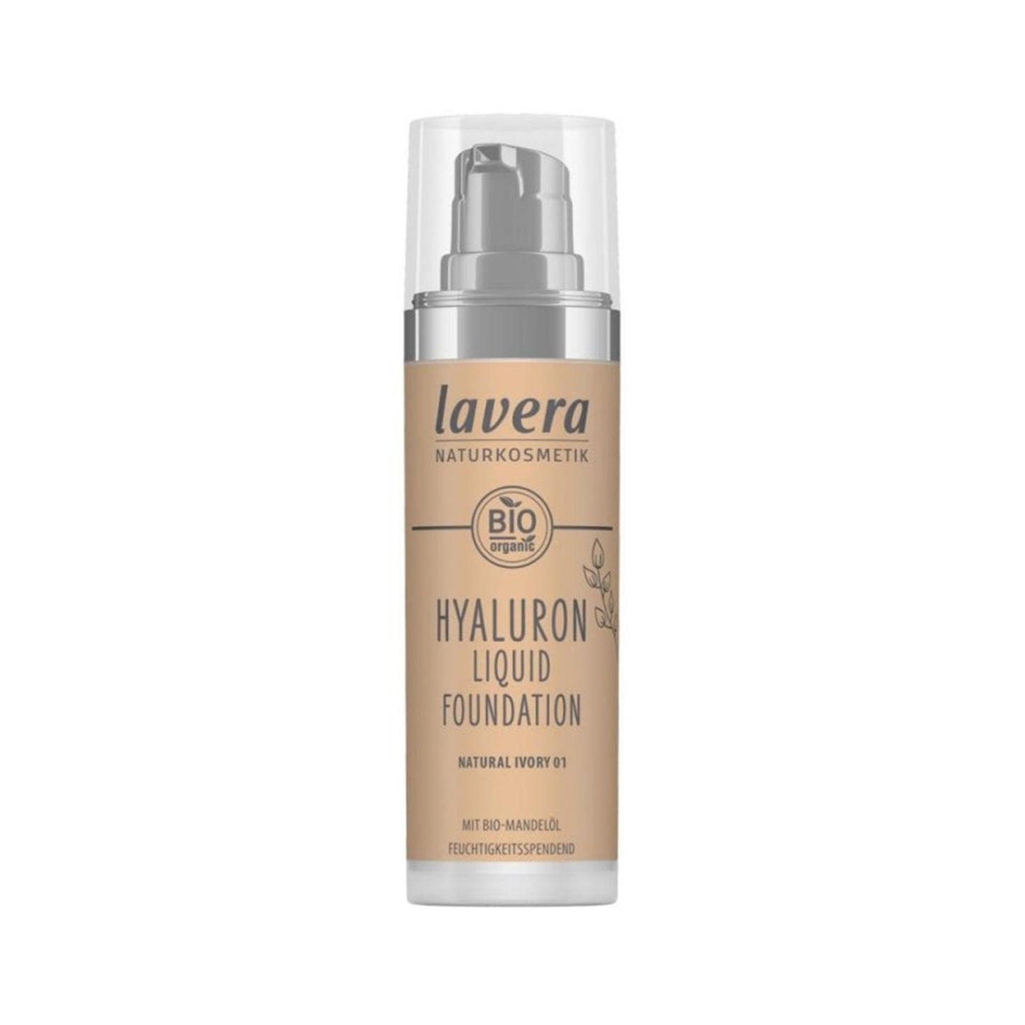 901716 Make-up lehký tekutý s kyselinou hyaluronovou 01 Natural Ivory 30 ml LAVERA-1