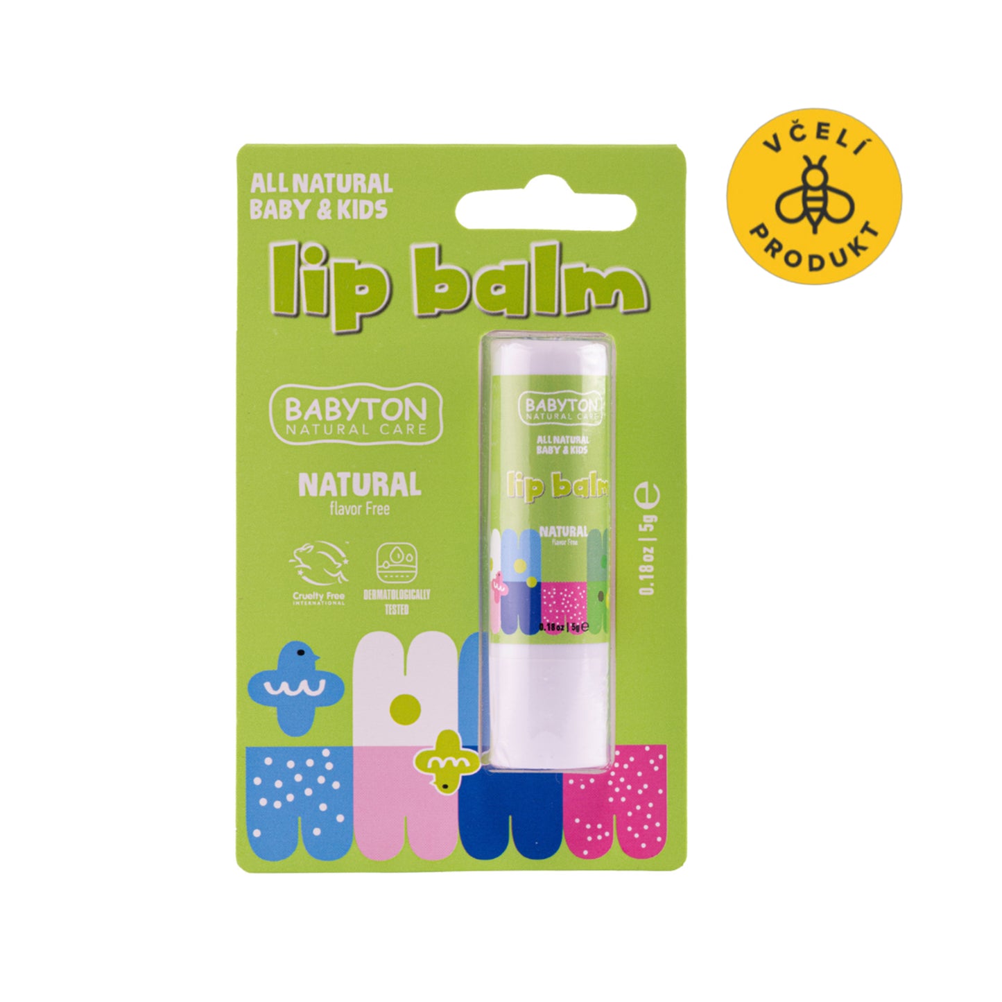 901828 Balzám dětský na rty Natural 5 g BABYTON-1