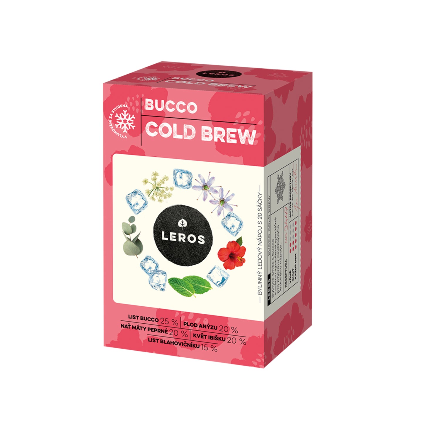 901895 Čaj směs bylinná Cold Brew Bucco 20 sáčků 30 g LEROS -1