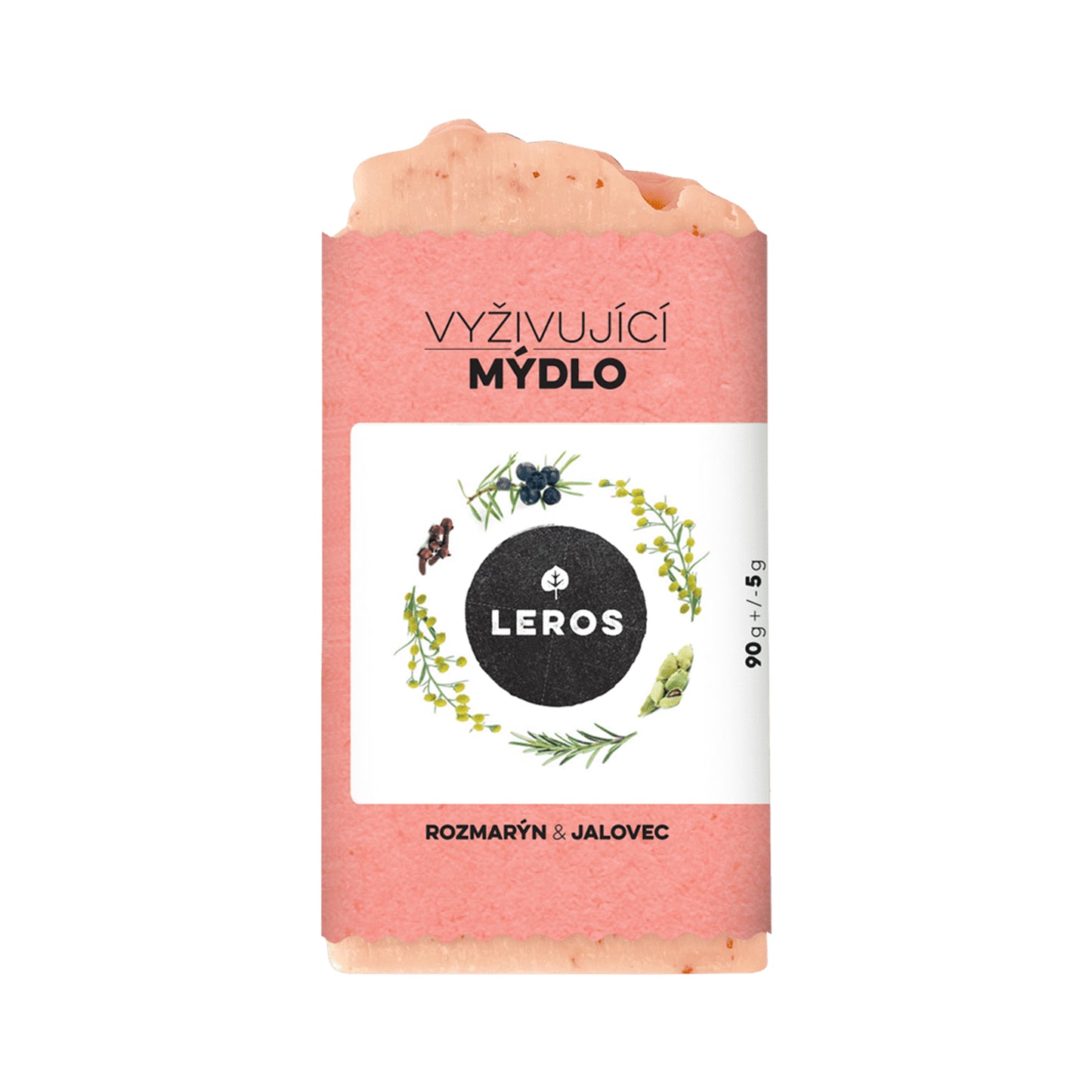901960 Mýdlo vyživující Rozmarýn & jalovec 90 g LEROS-1
