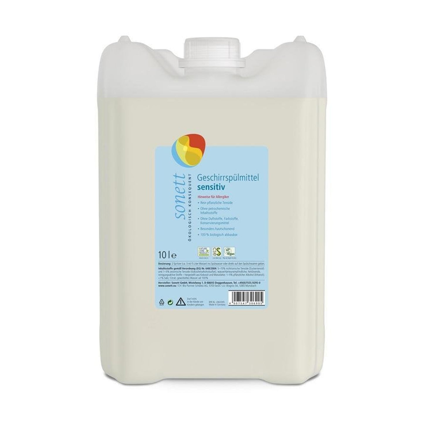 902126 Prostředek na nádobí Sensitive 10 l SONETT -1