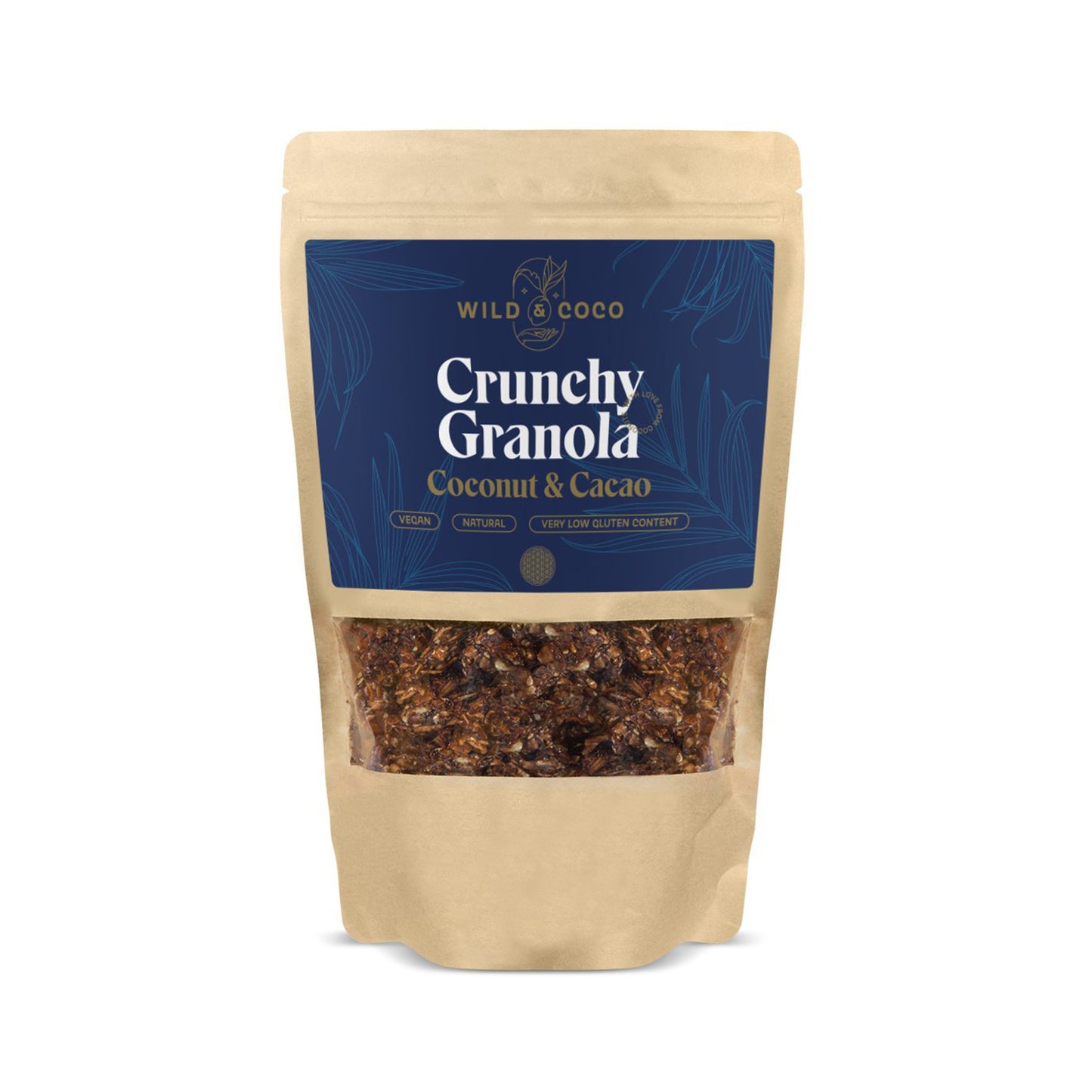 902961 Granola křupavá Kokos a kakao 250 g WILD & COCO-1