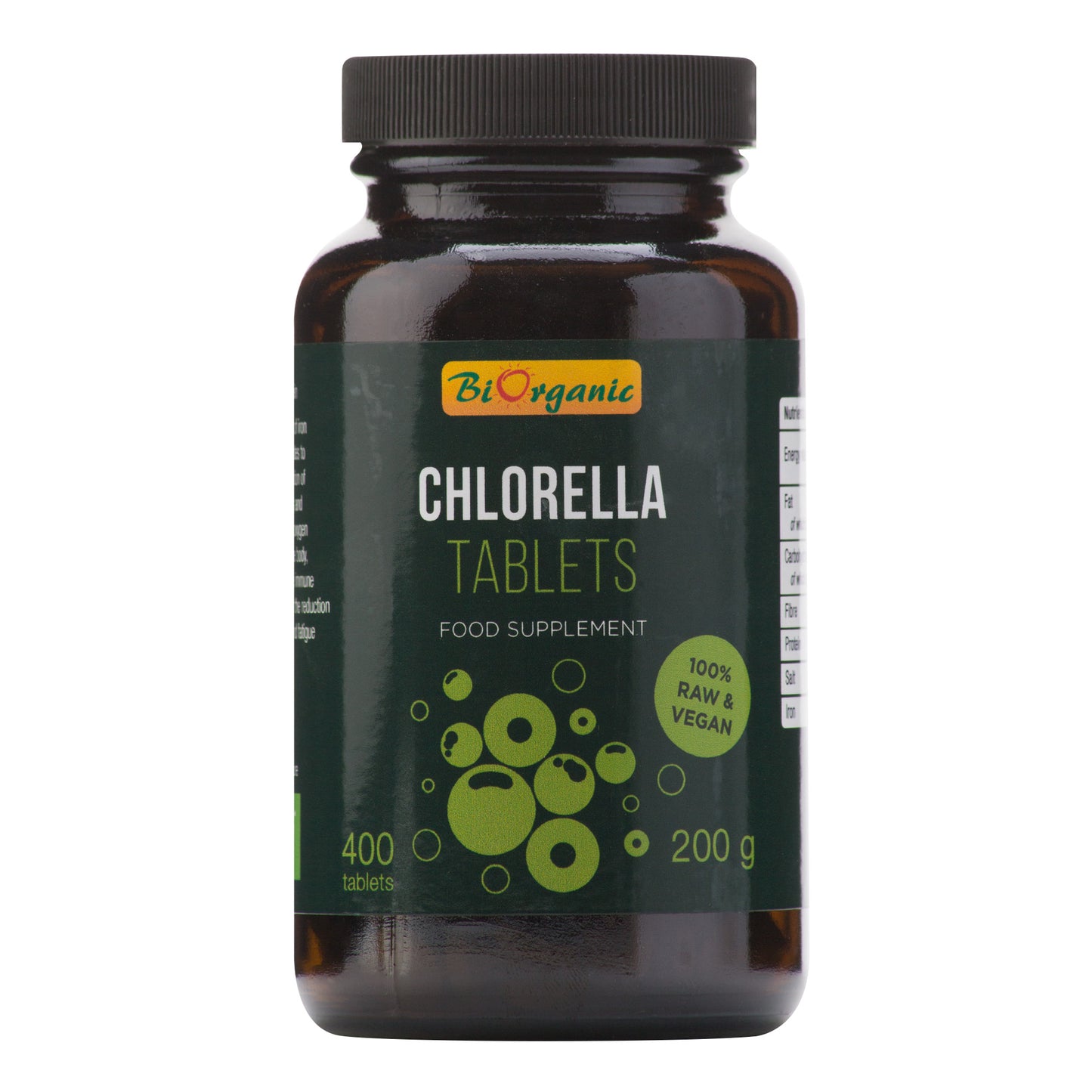 913022 Chlorella 400 tablet 200 g BIO BIORGANIC-1