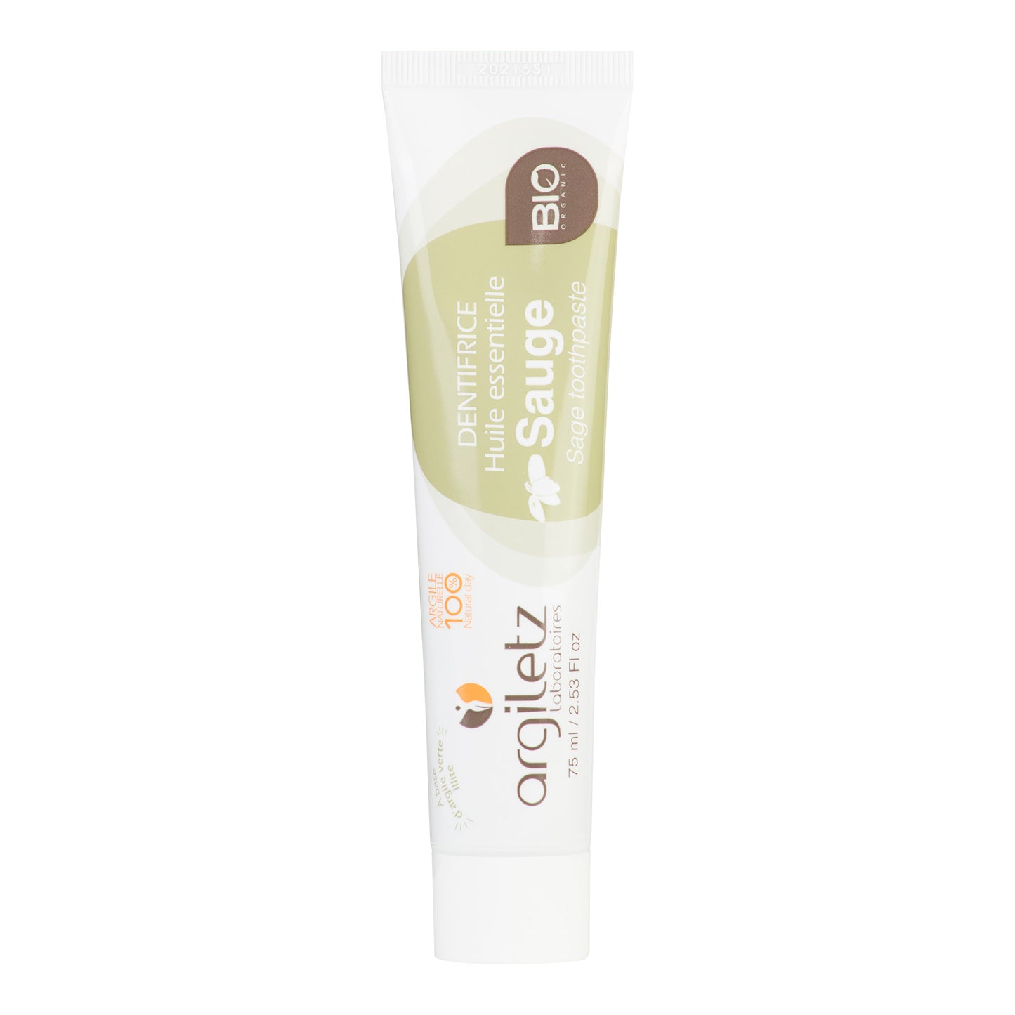 926019 Zubní pasta se zeleným jílem šalvěj 75 ml BIO ARGILETZ-1