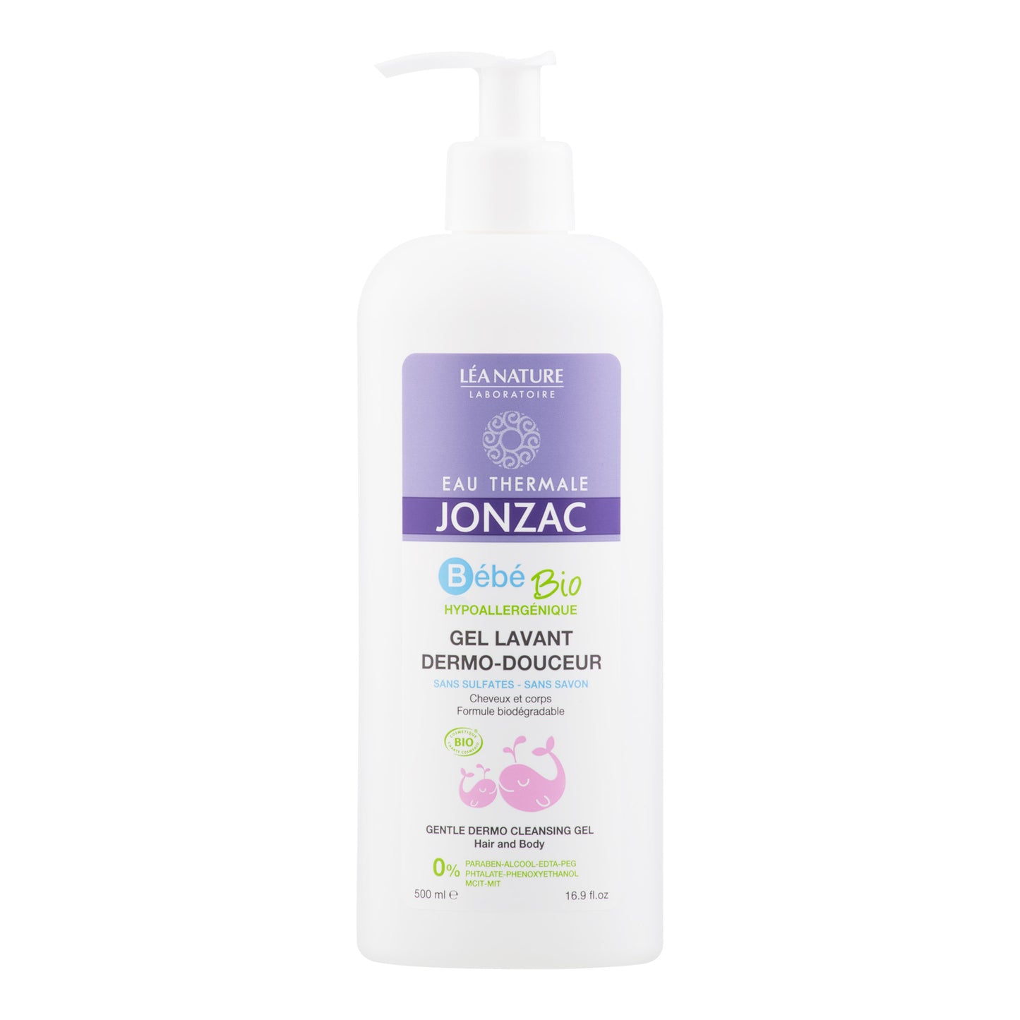 940018 Gel mycí dětský jemný 500 ml BIO BÉBÉ JONZAC-1