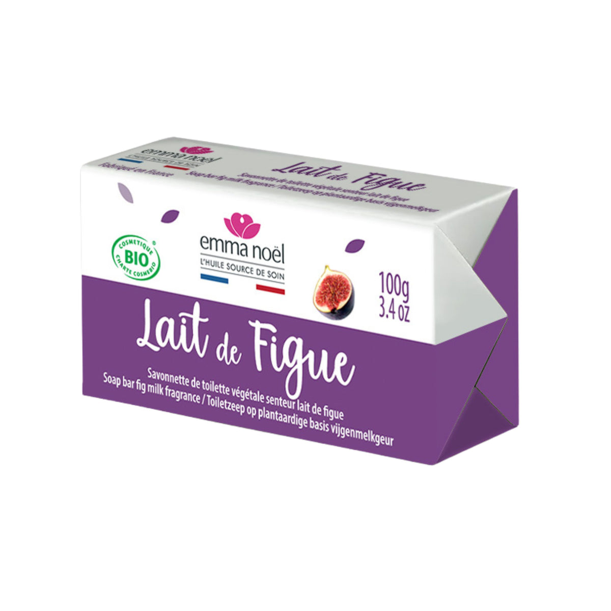 941327 Mýdlo rostlinné fíkové mléko 100 g BIO EMMA NOËL-1