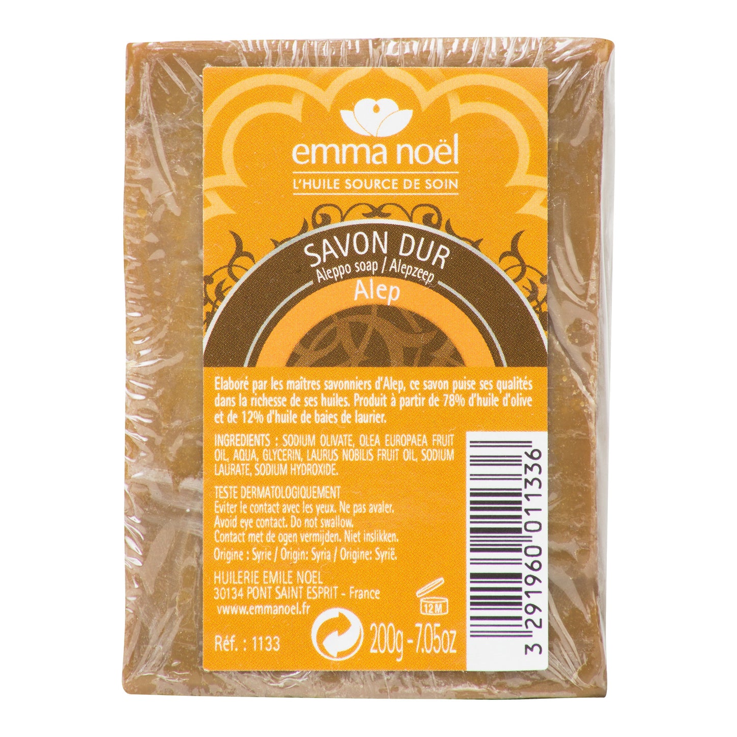 941338 Mýdlo syrské Alep 200 g EMMA NOËL-1