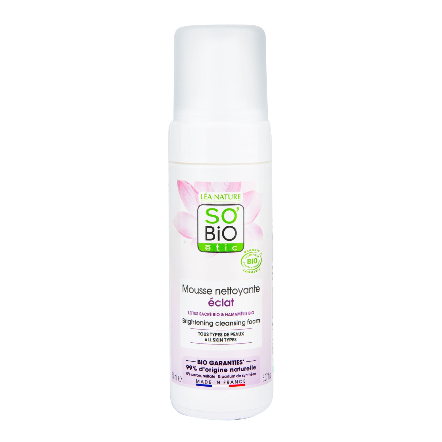 943565 Pěna čisticí pro dokonalou pleť 150 ml BIO SO’BiO étic-3