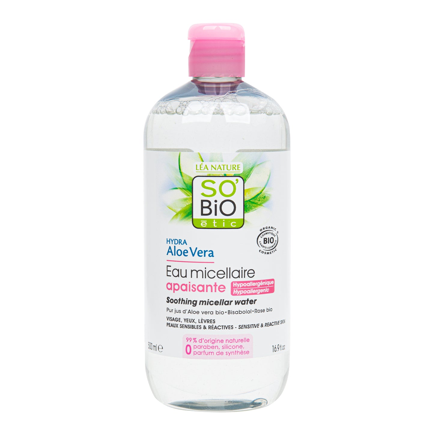 943659 Voda micelární Aloe Vera zklidňující 500 ml BIO SO’BiO étic-3