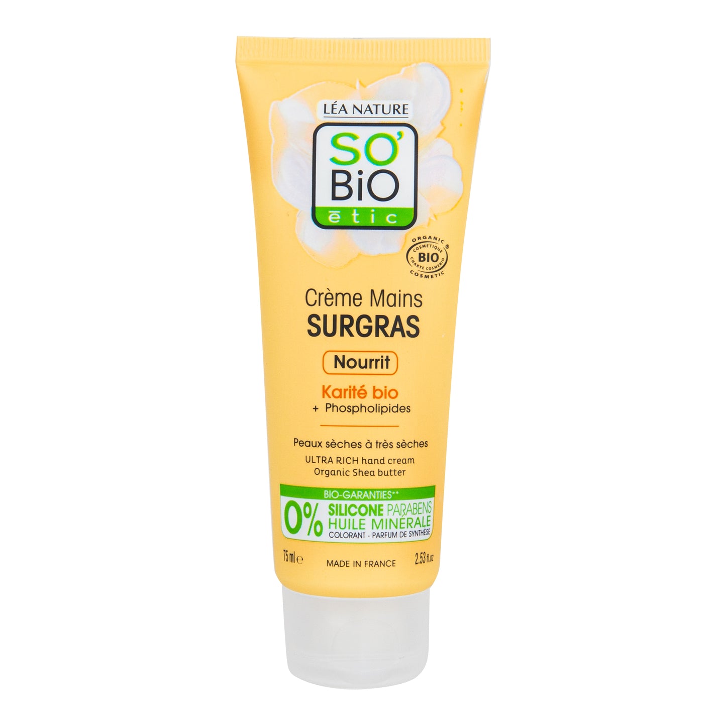 943809 Krém na ruce Ultra výživný s karité 75 ml BIO   SO’BiO étic-1
