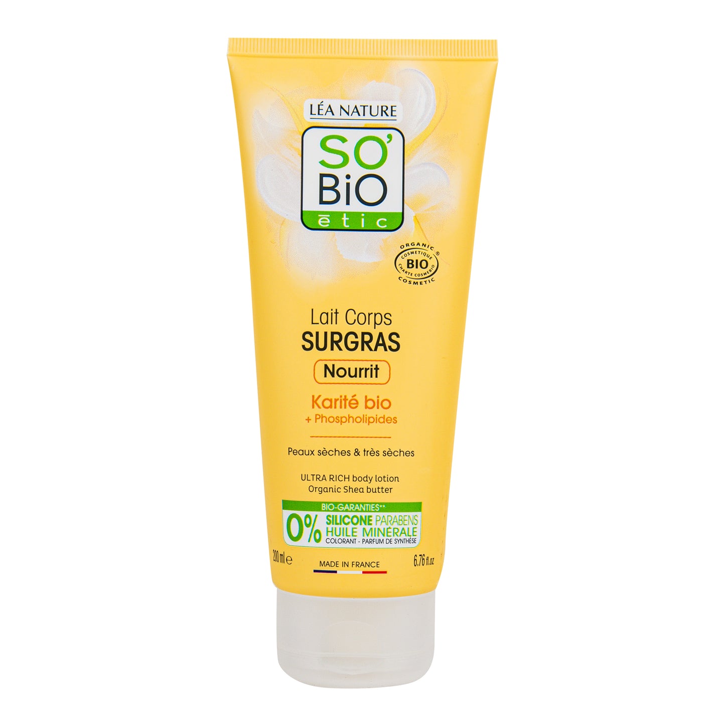 943817 Mléko tělové ultra výživné s karité 200 ml BIO SO’BIO étic -1