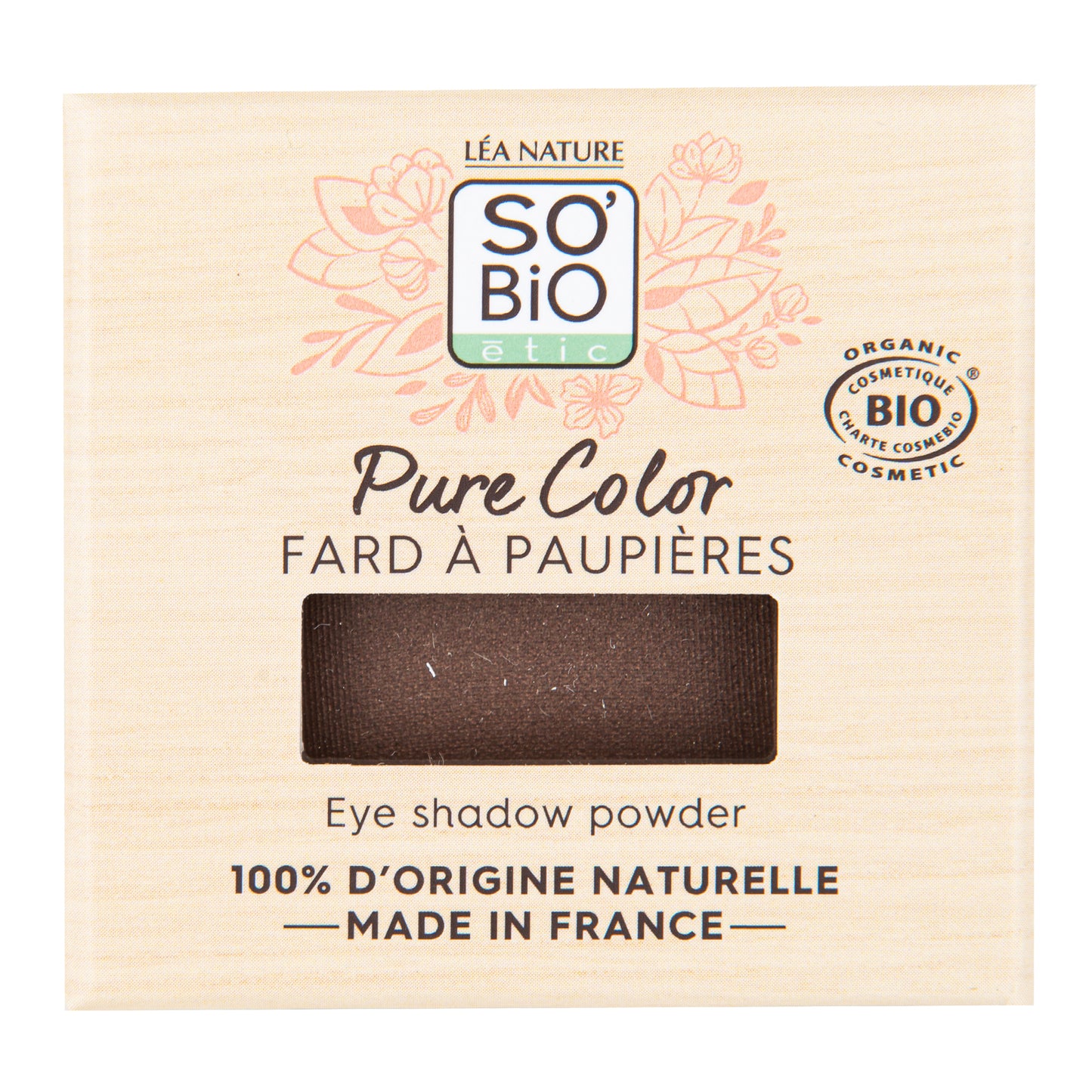 943905 Stíny oční přírodní 02 prosluněná hnědá PURE COLOR 3 g BIO SO’BiO étic -1