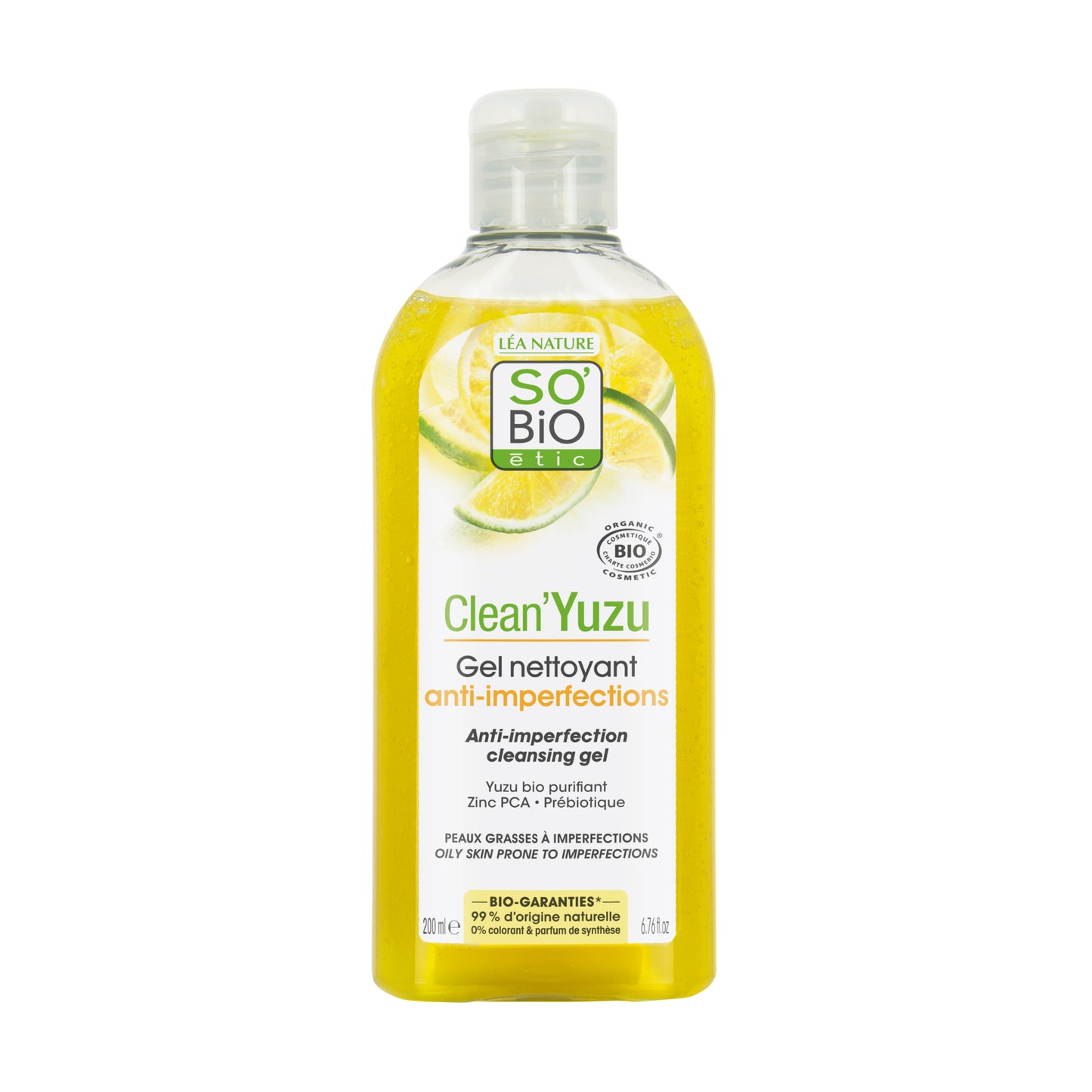 943958 Gel čisticí proti nedokonalostem pleti Clean Yuzu 200 ml BIO SO’BiO étic-1