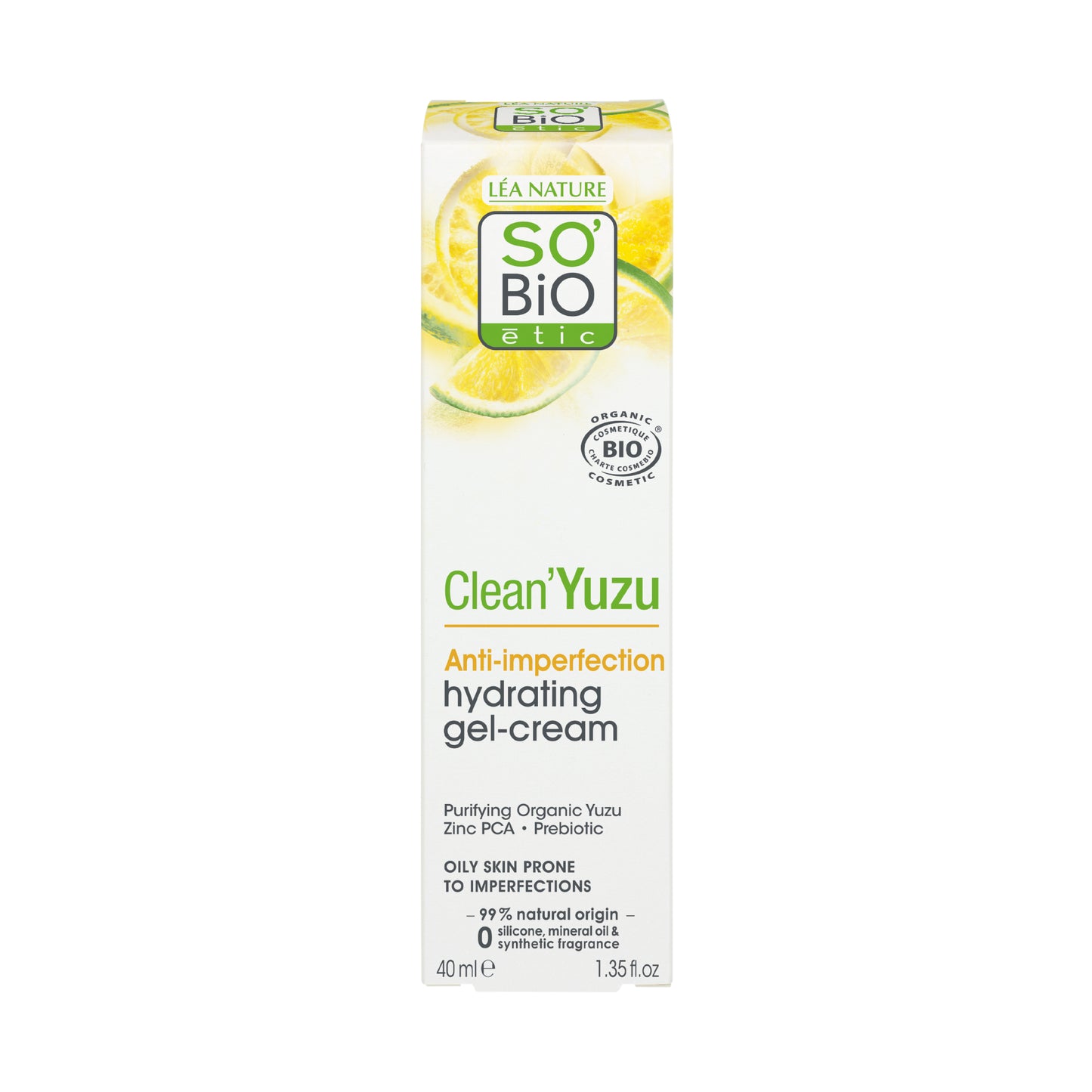 943961 Gel-krém pleťový hydratační Clean Yuzu 40 ml BIO SO’BiO étic-1