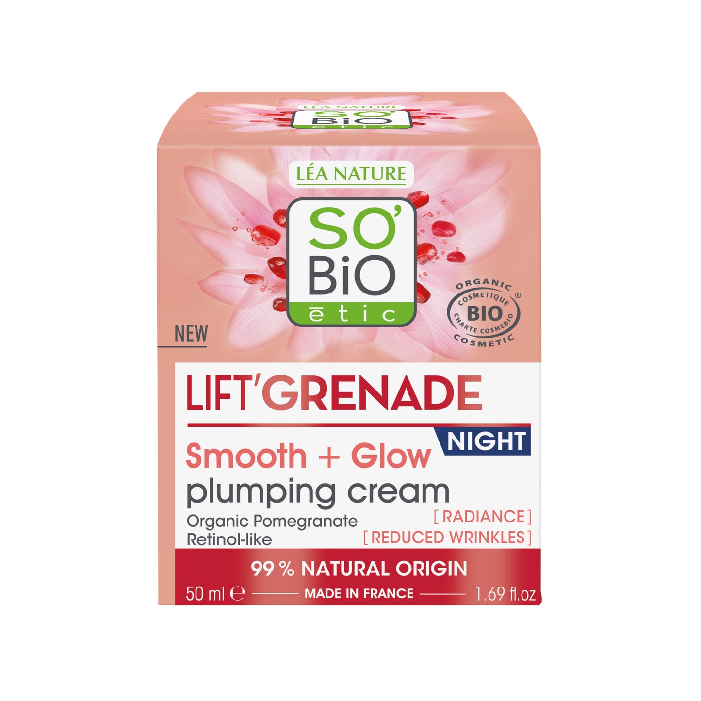 943963 Krém noční rozjasňující proti vráskám Grenade 50 ml BIO SO’BiO étic-1