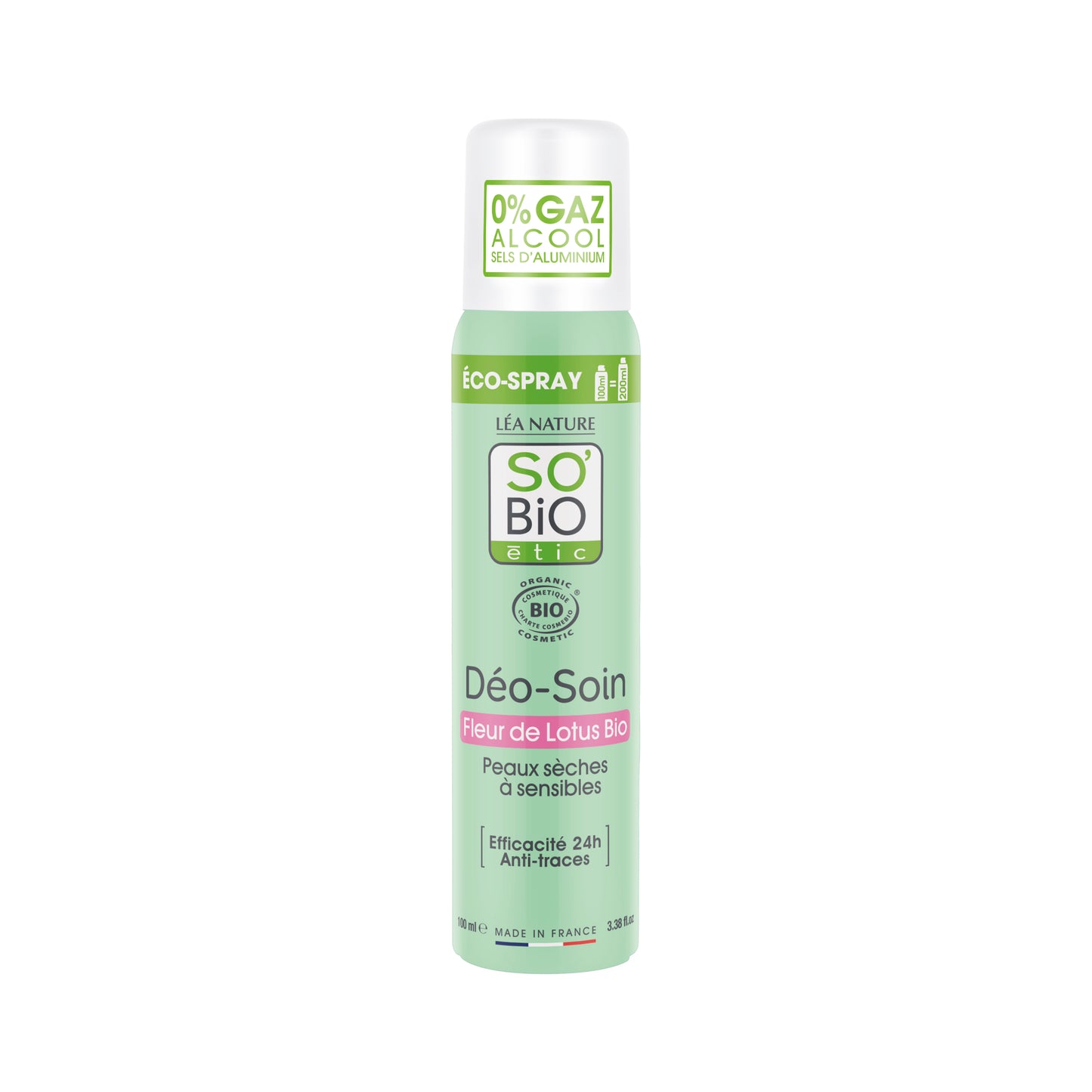 944247 Deodorant přírodní ECO SPRAY 24 h lotosový květ 100 ml BIO SO'BIO étic-1