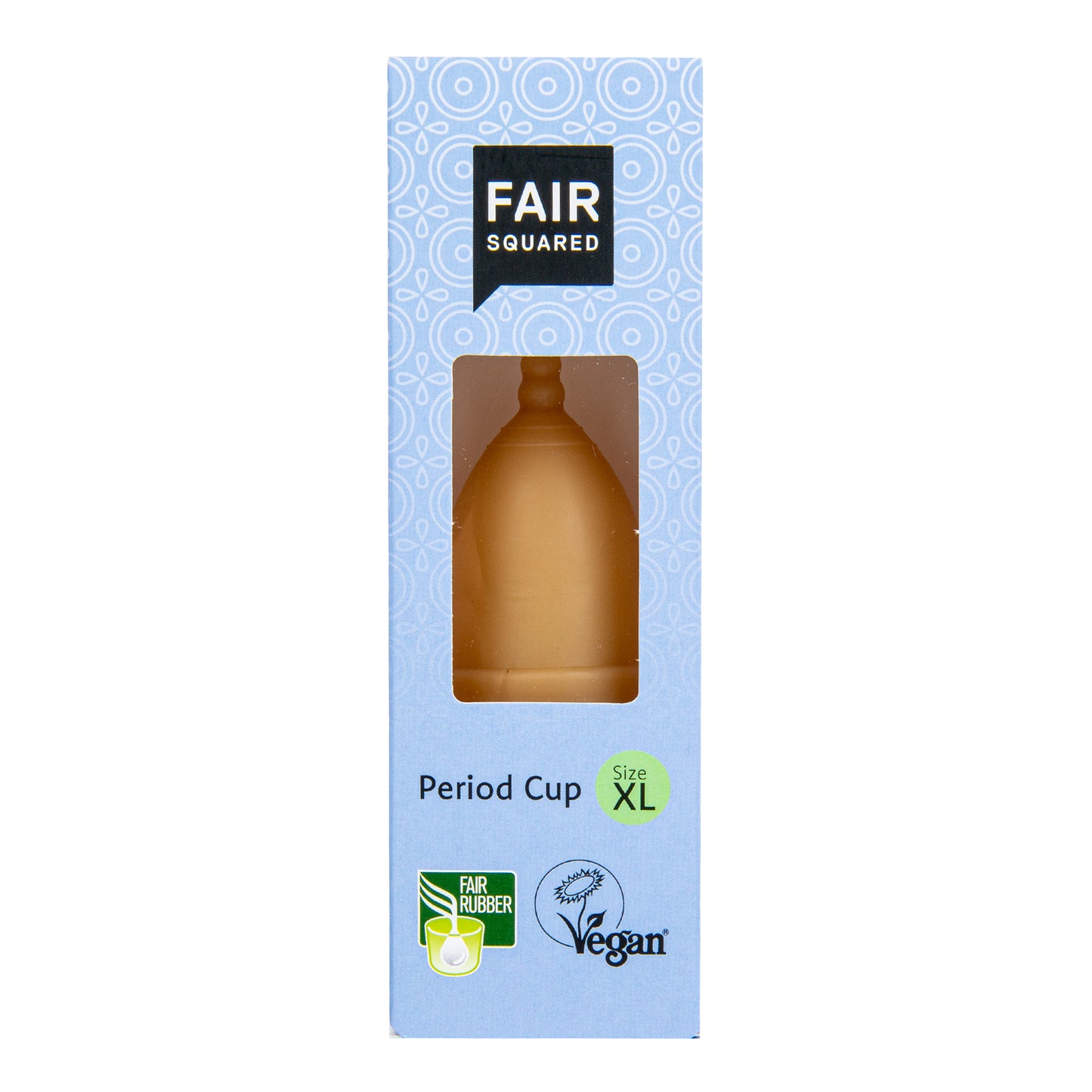 946290 Kalíšek menstruační XL z přírodního latexu s látkovým sáčkem FAIR SQUARED-1