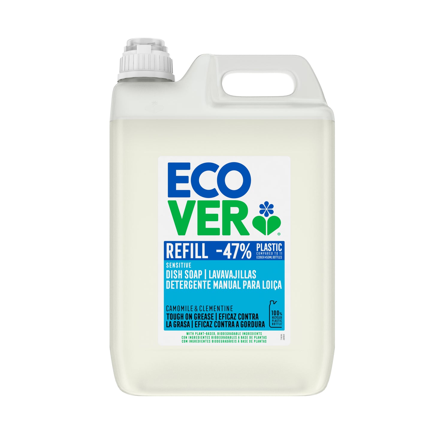 952042 ECOVER přípravek na mytí nádobí Heřmánek a klementinka 5 l-1